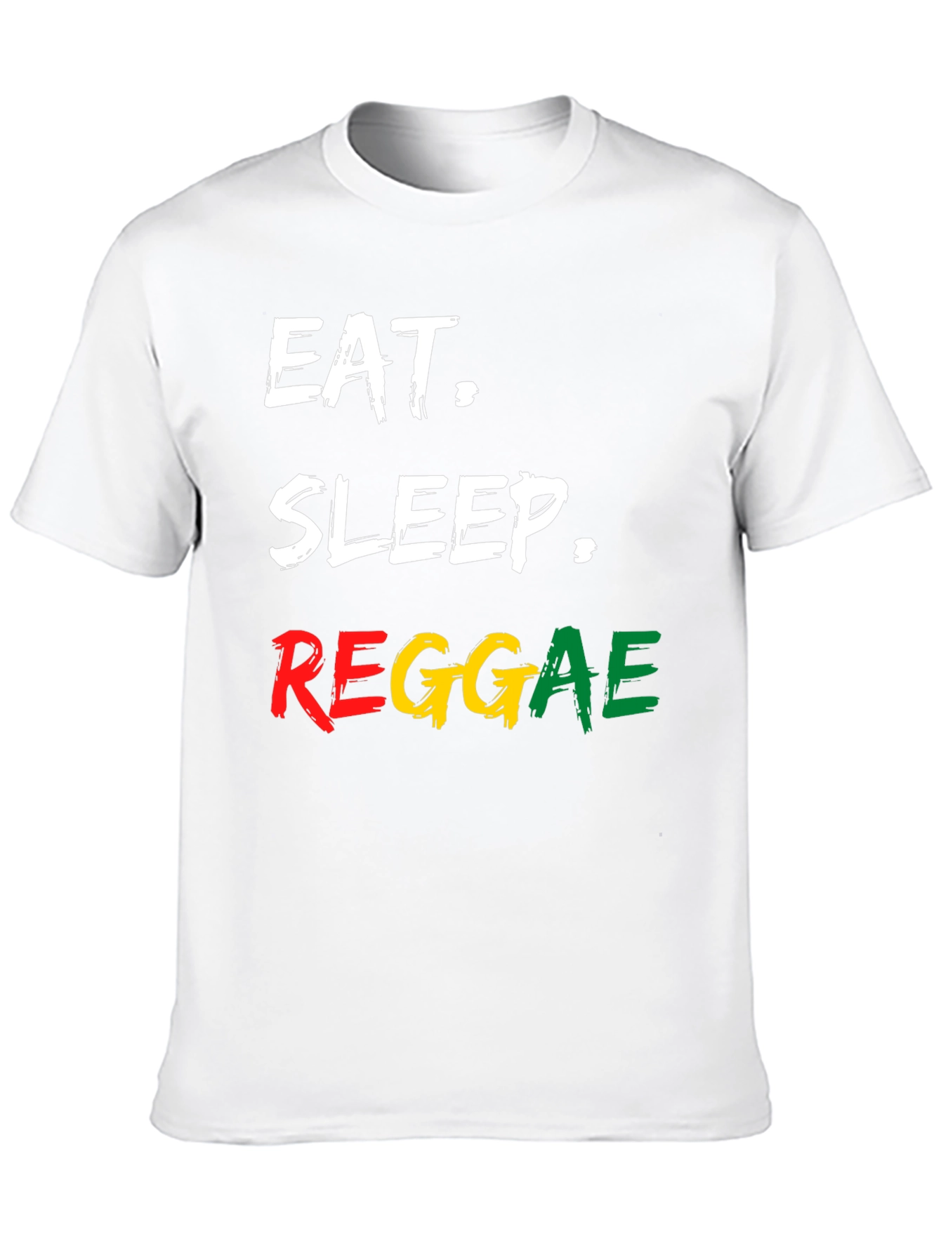 Black Eat Sleep Reggae T-Shirt - Cool Graphic Tee view 10