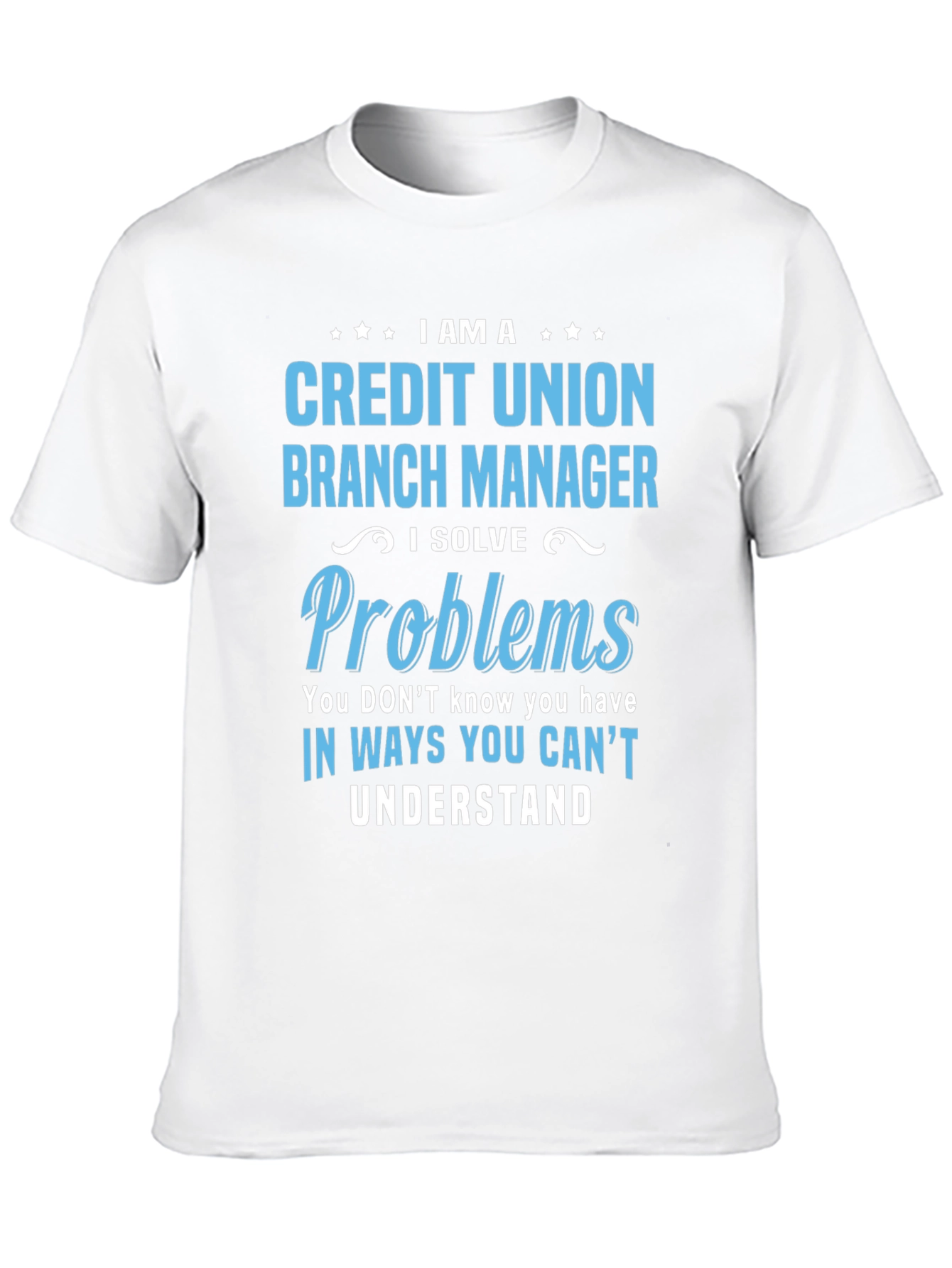 Black Credit Union Branch Manager T-Shirt view 10