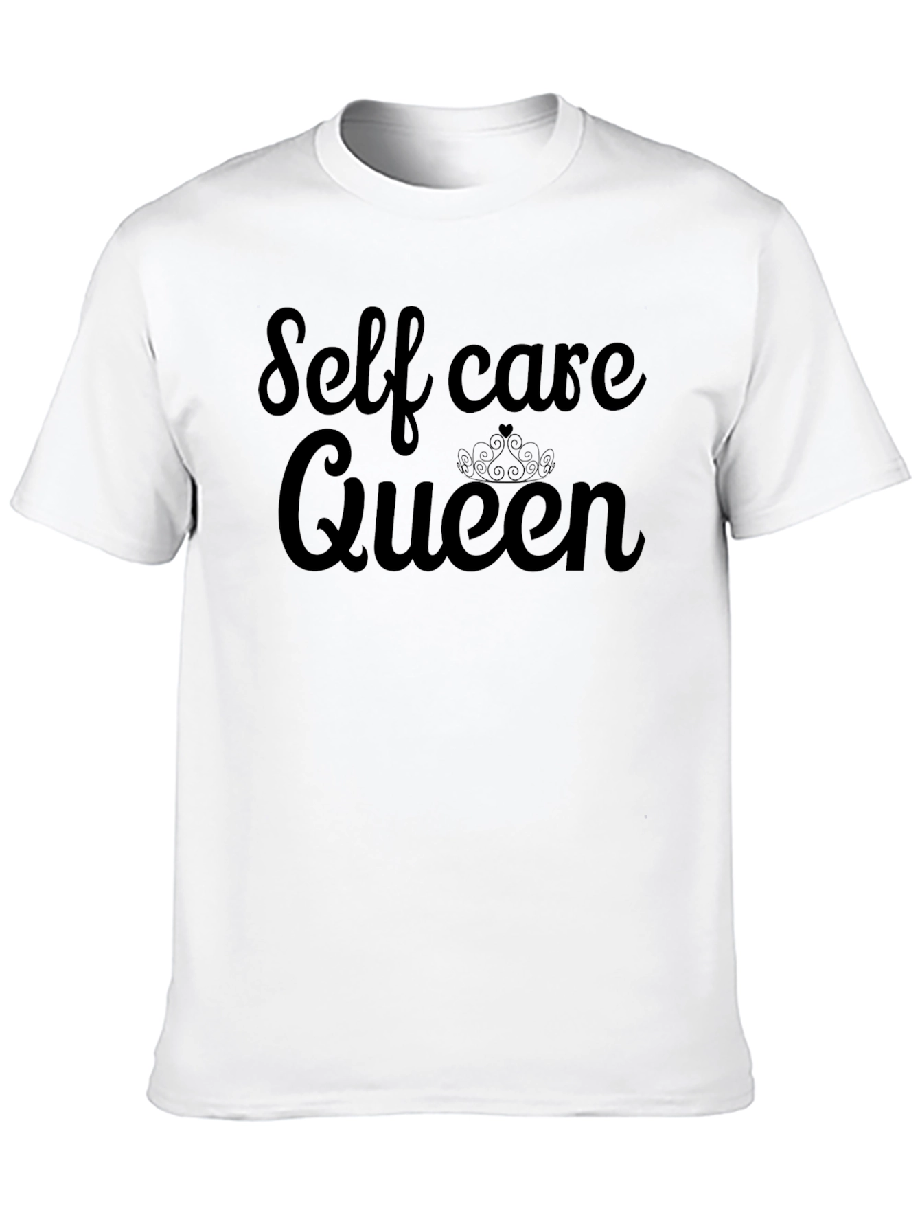 Black Self Care Queen Graphic Tee - Black T-Shirt view 10