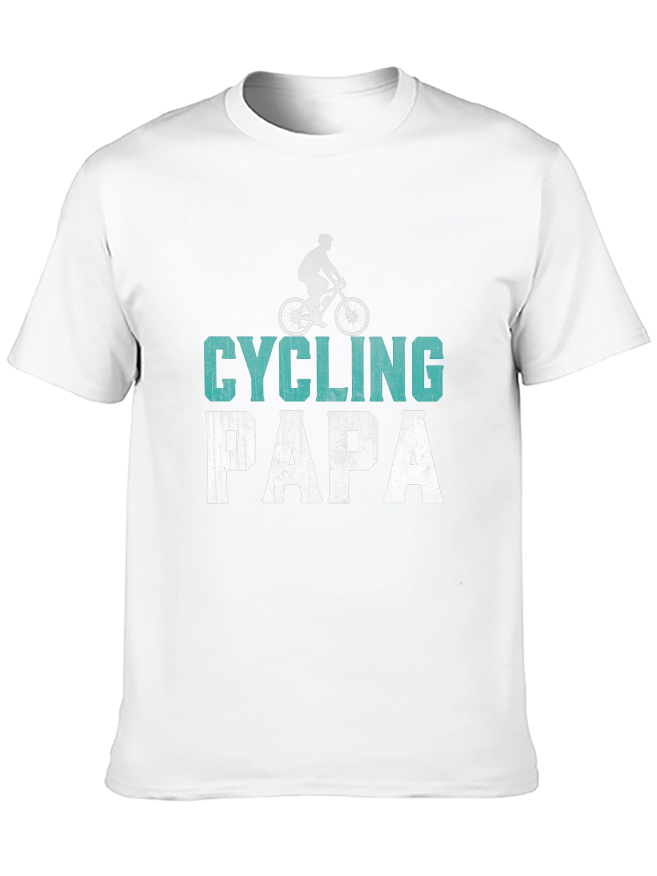 Black Cycling Papa Graphic Tee - Perfect for Dad view 10