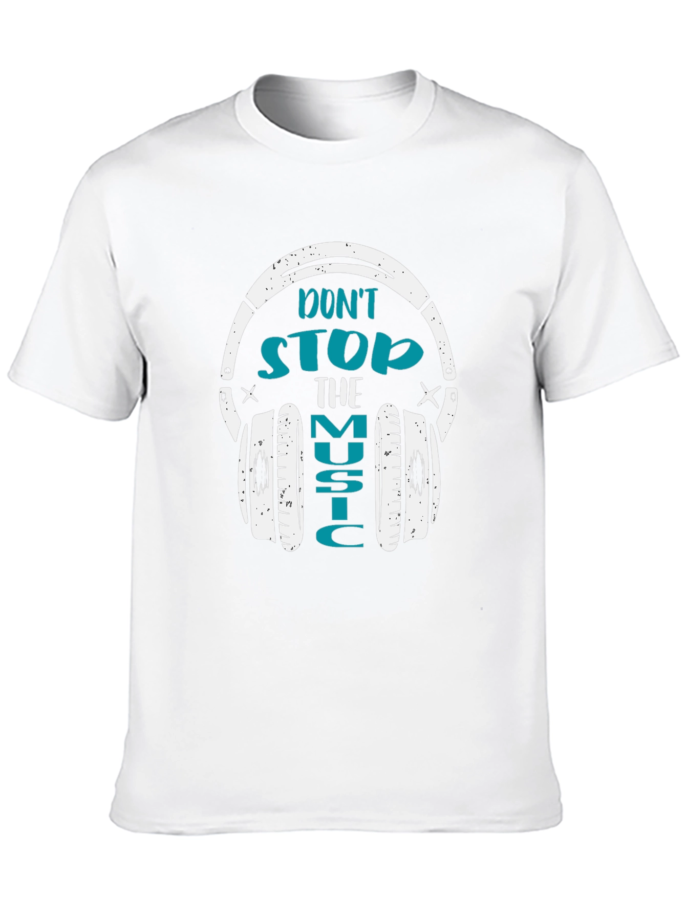 Black Don't Stop the Music Graphic T-Shirt view 10
