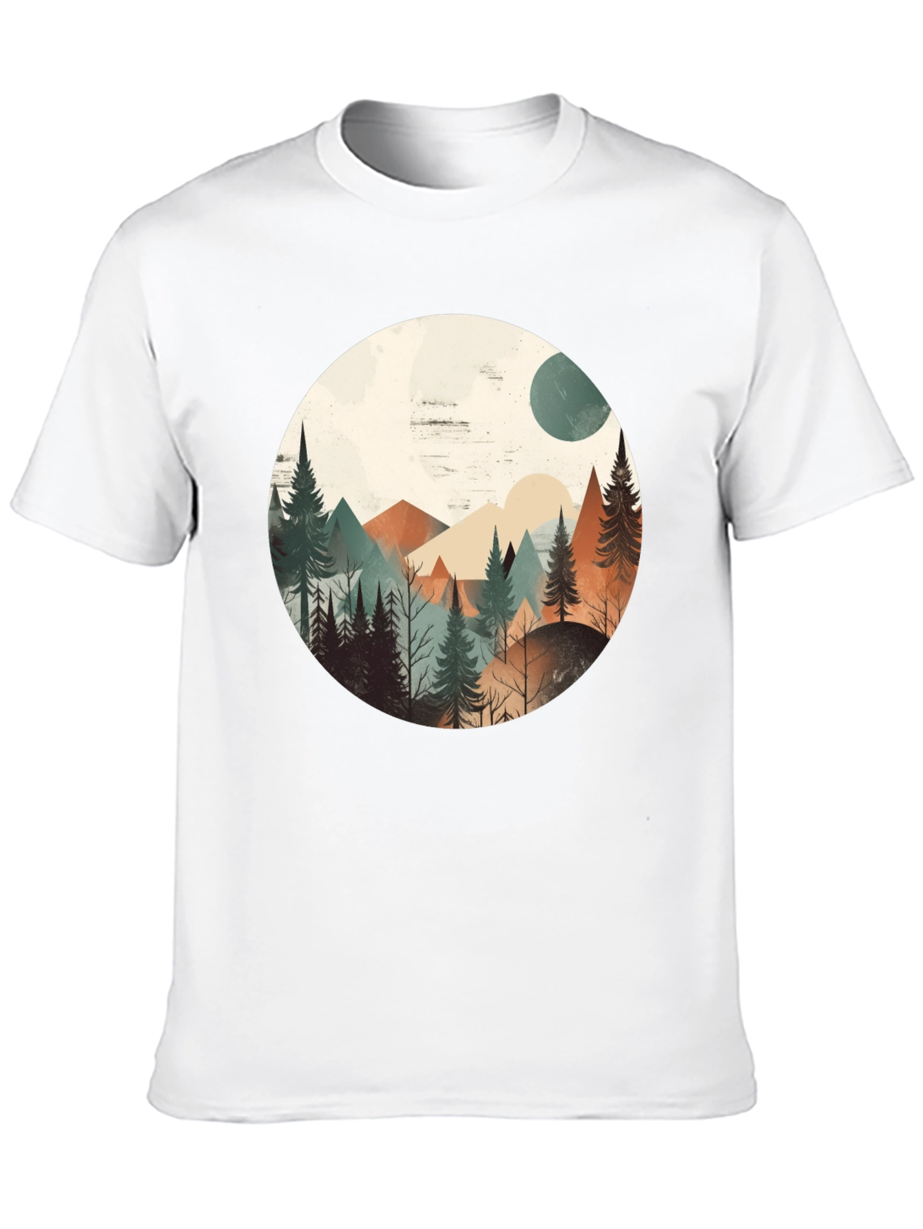 Black Mountainscape Graphic Tee - Unisex Comfort view 10