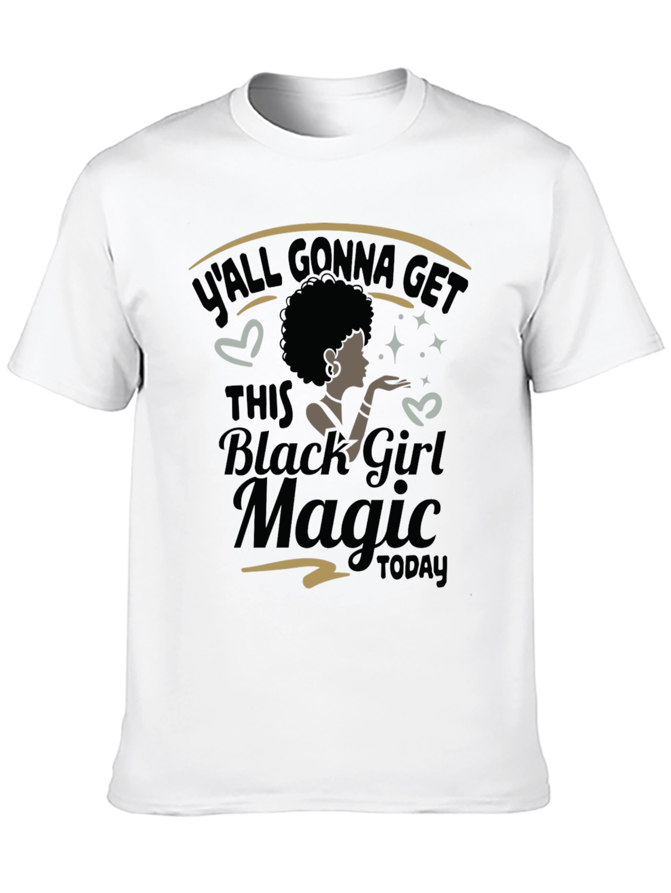 Black Black Girl Magic T-Shirt view 10