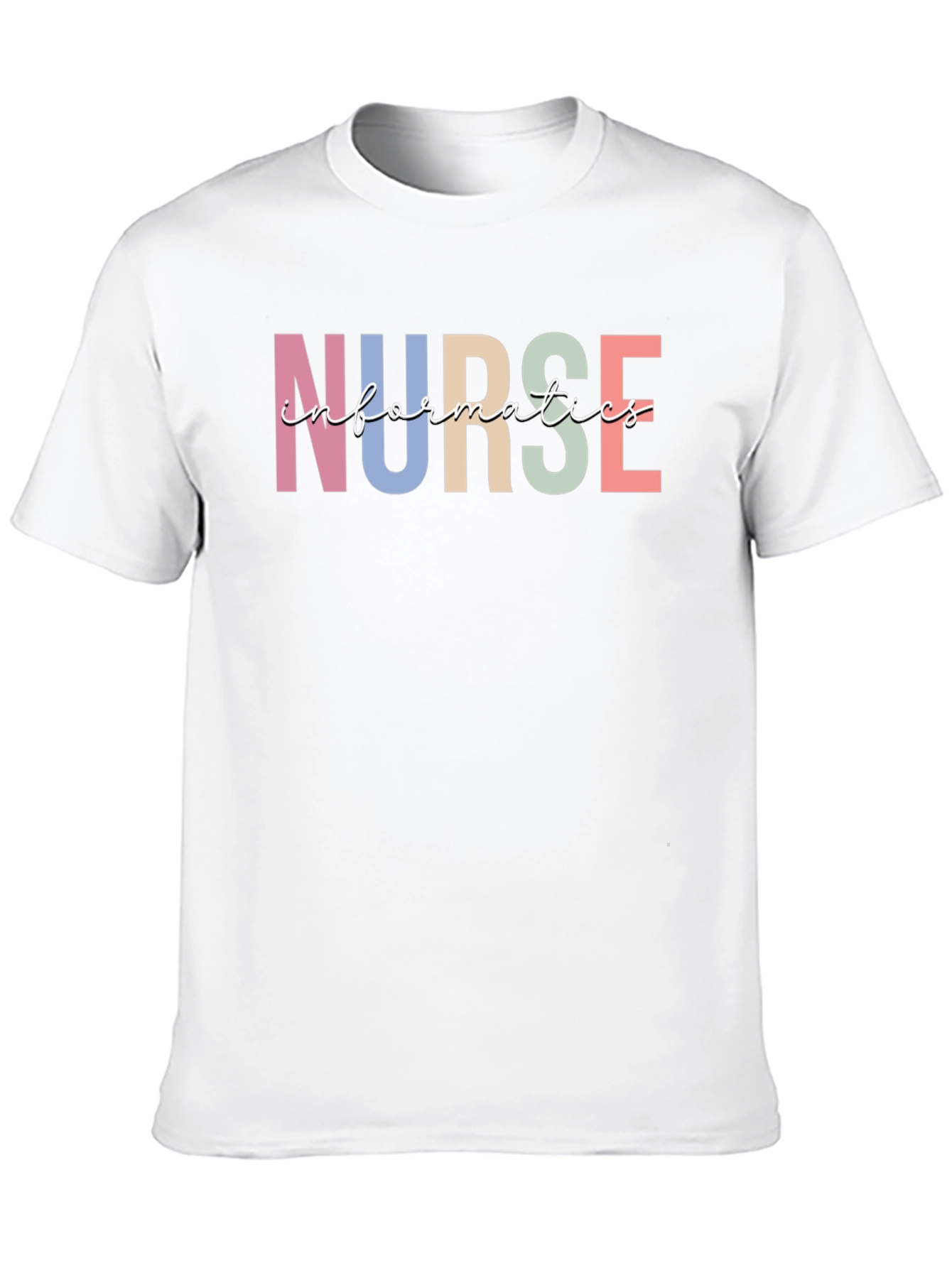 Black Nurse Informatics T-Shirt - Comfortable Cotton Blend view 10