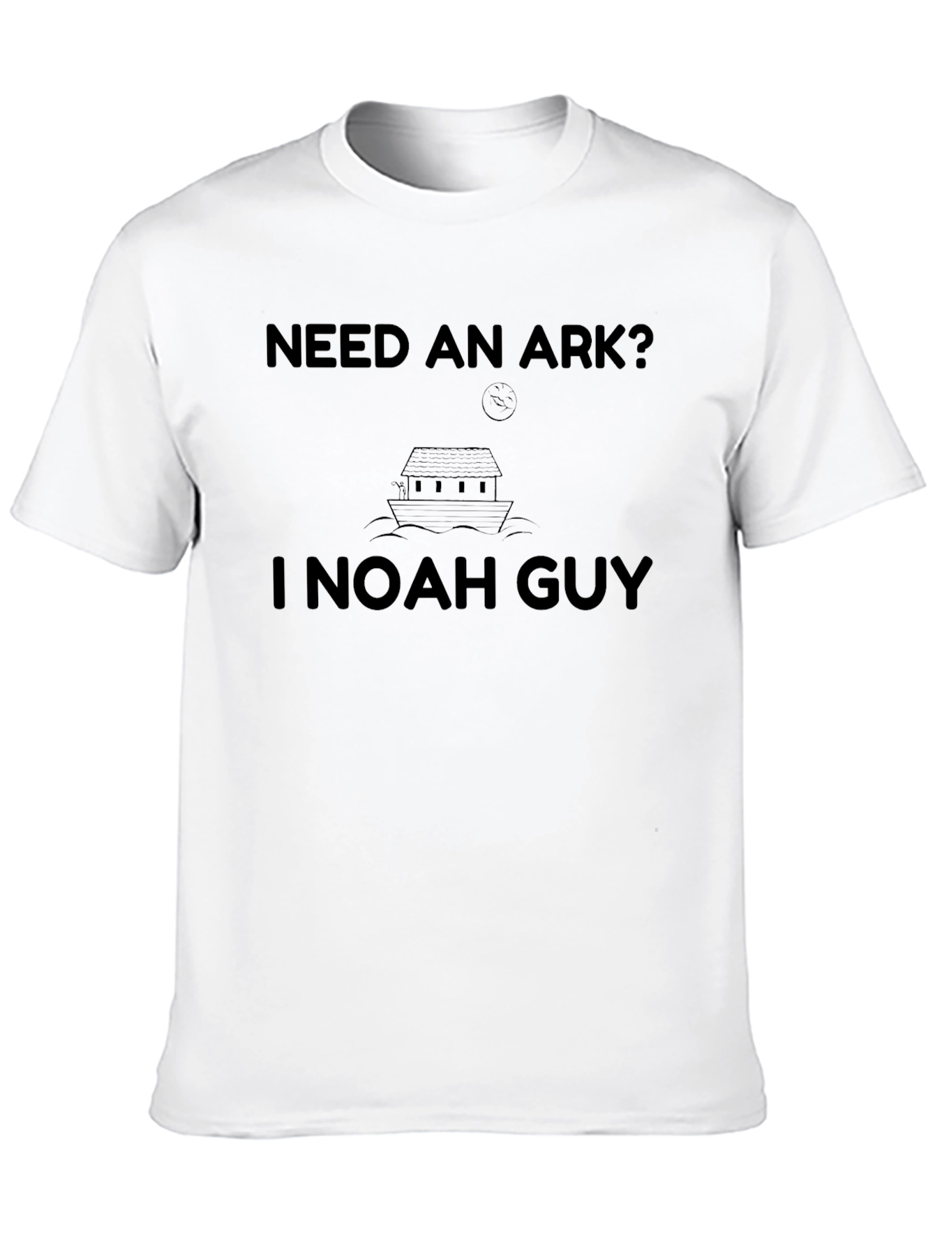 Black Need an Ark? I Noah Guy T-Shirt view 10