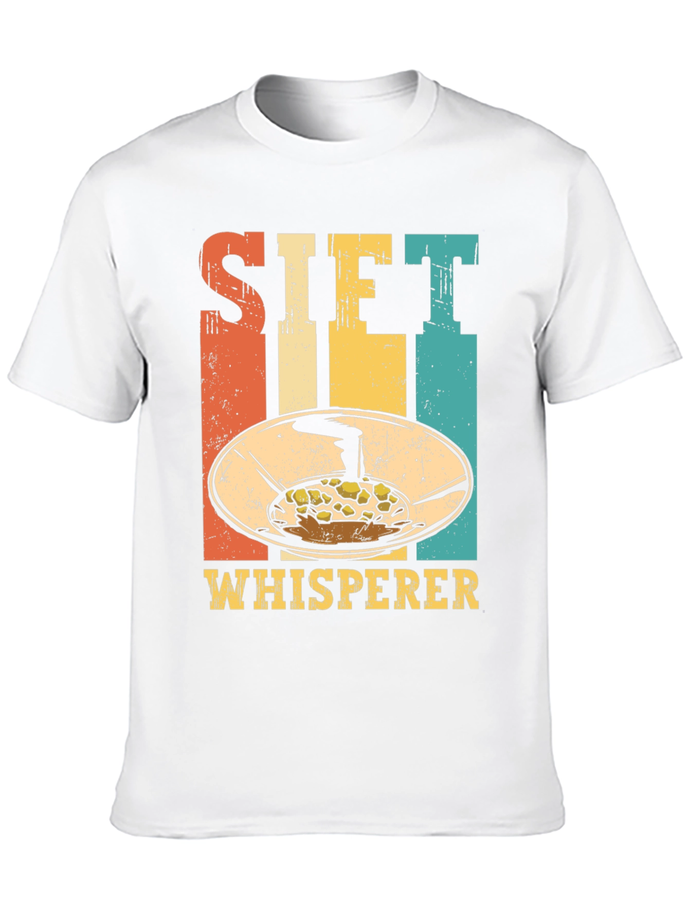 Black Sift Whisperer Retro T-Shirt - Baking Lover's Tee view 10