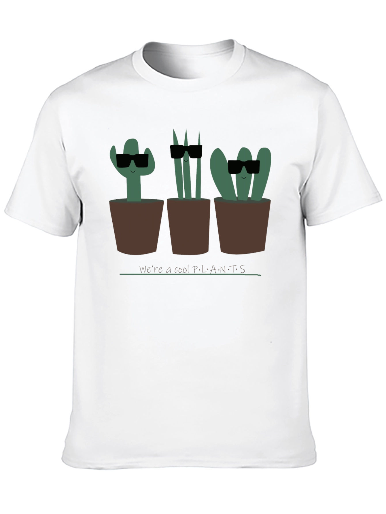 Black Cool Plants Graphic Tee - Unisex Black T-Shirt view 10