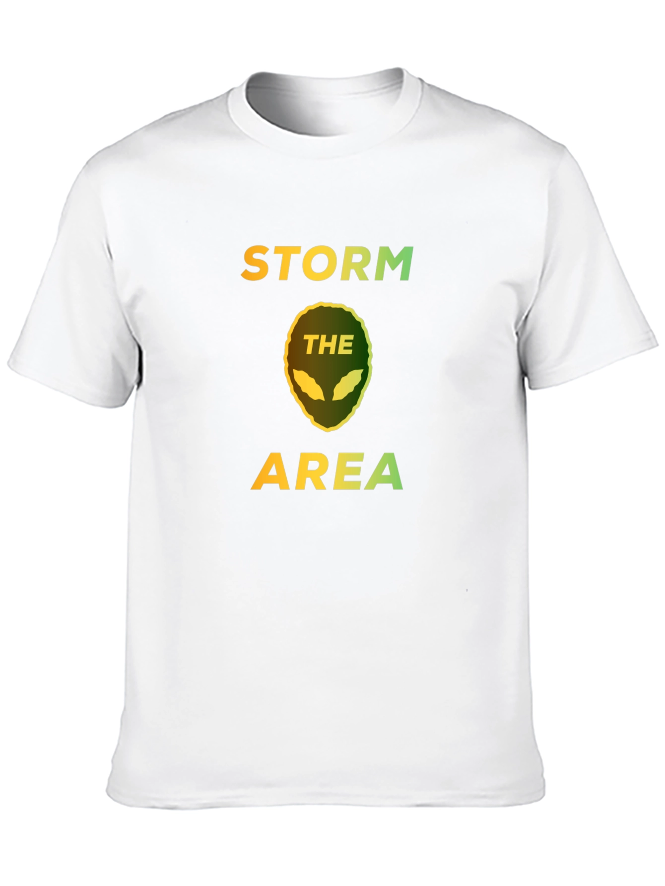 Black Storm the Area Alien Graphic T-Shirt view 10