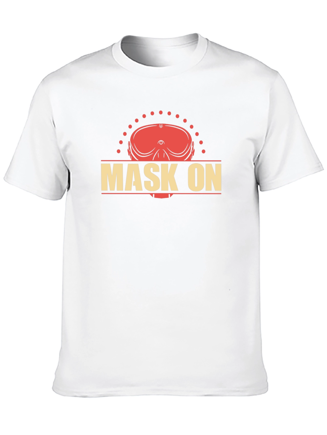 Black Mask On Graphic T-Shirt view 10