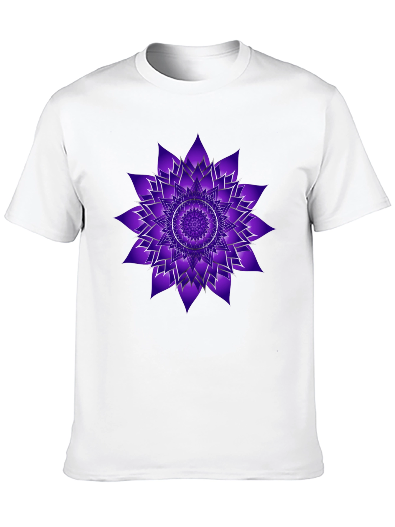 Black Crown Chakra Black T-Shirt - Spiritual Design view 10