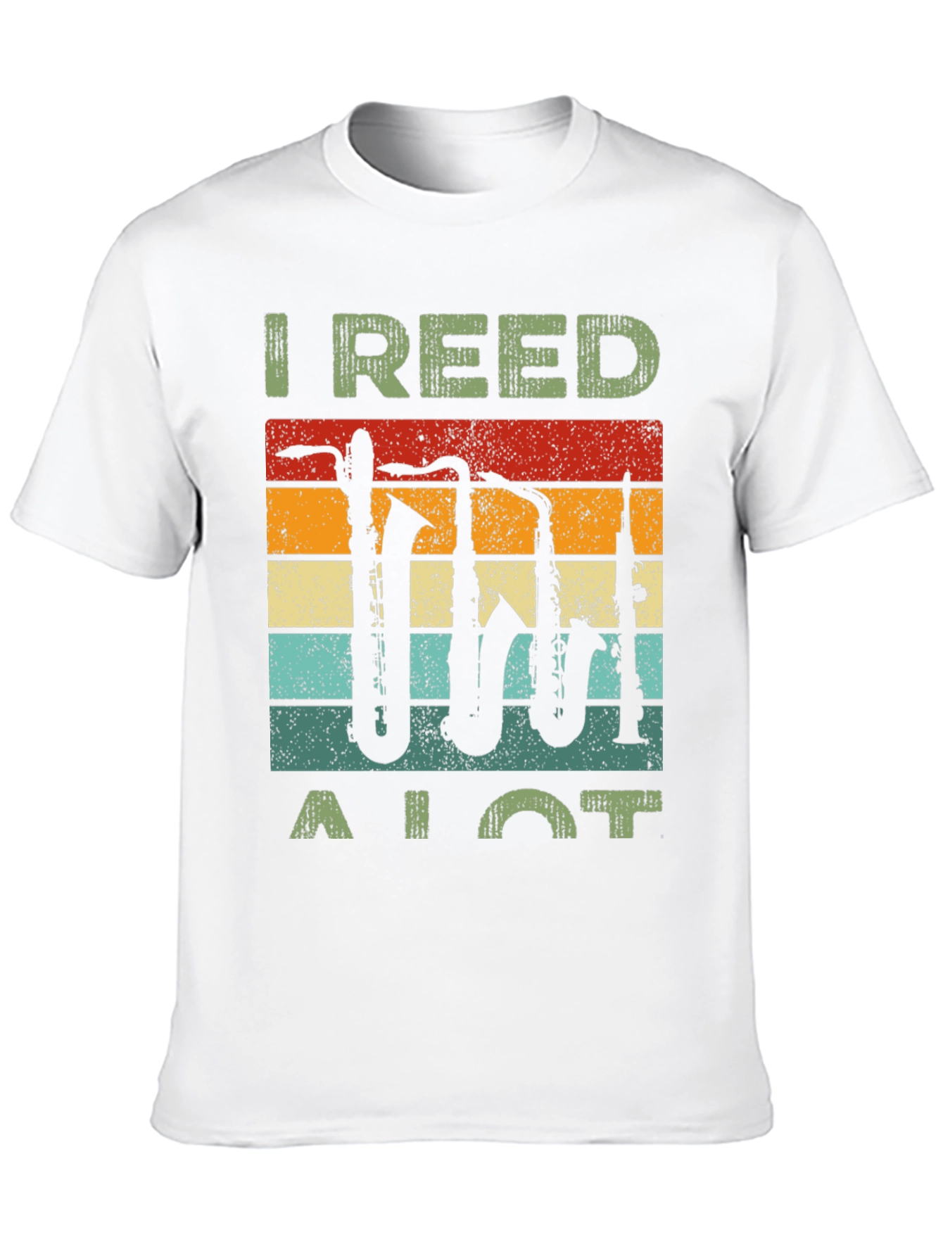 Black I Reed A Lot Saxophone T-Shirt - Music Lover Tee view 10