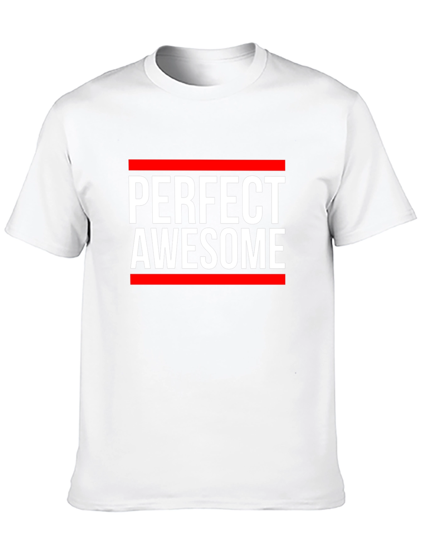 Black Perfect Awesome Graphic Tee - Unisex view 10