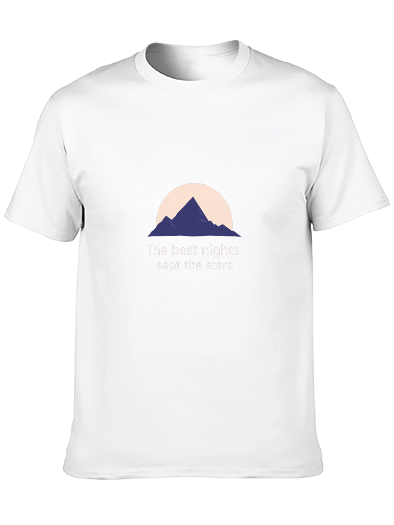 Black Mountain Night Sky Graphic Tee - Unisex view 10