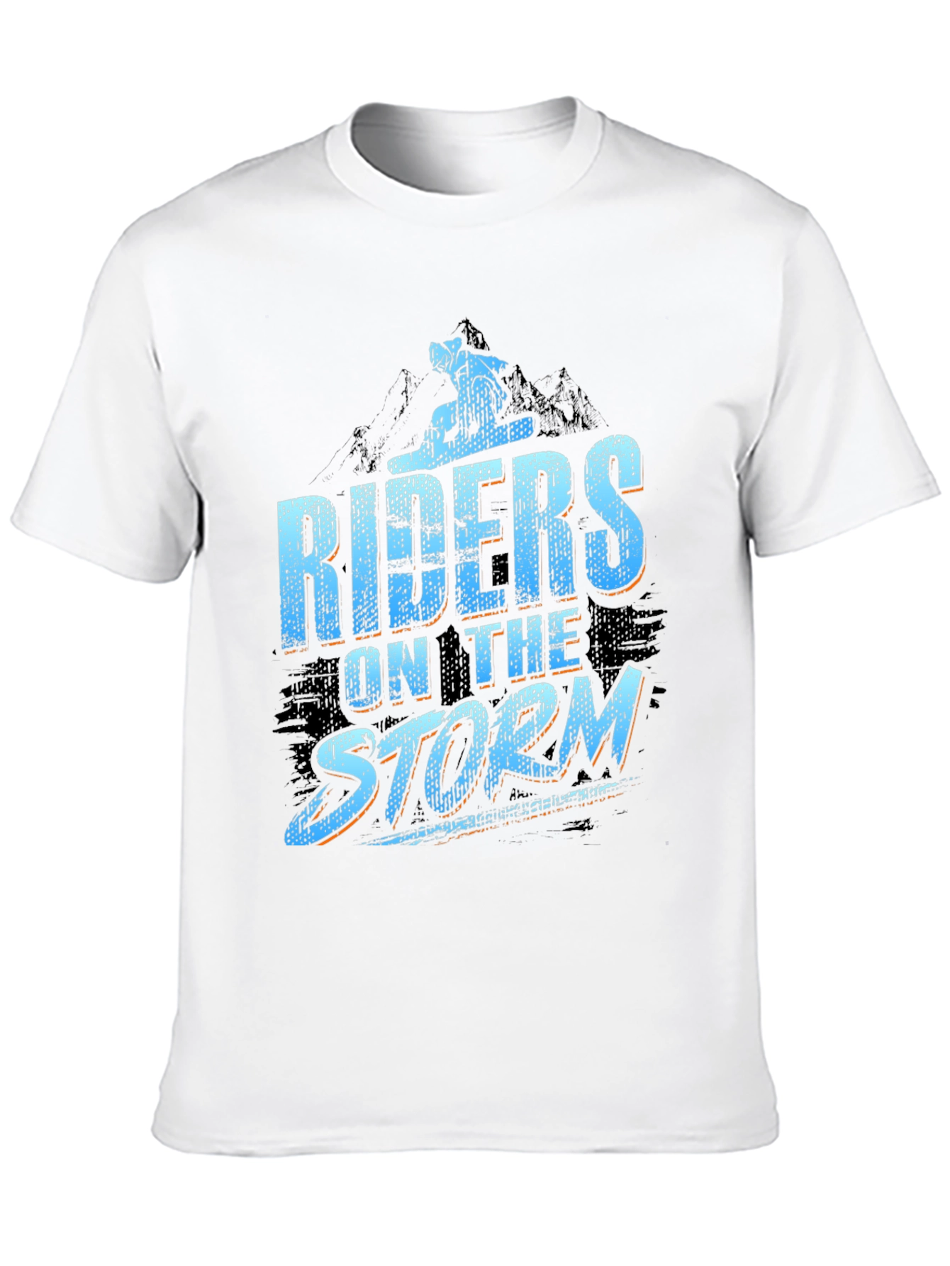 Black Riders on the Storm Black Graphic Tee view 10
