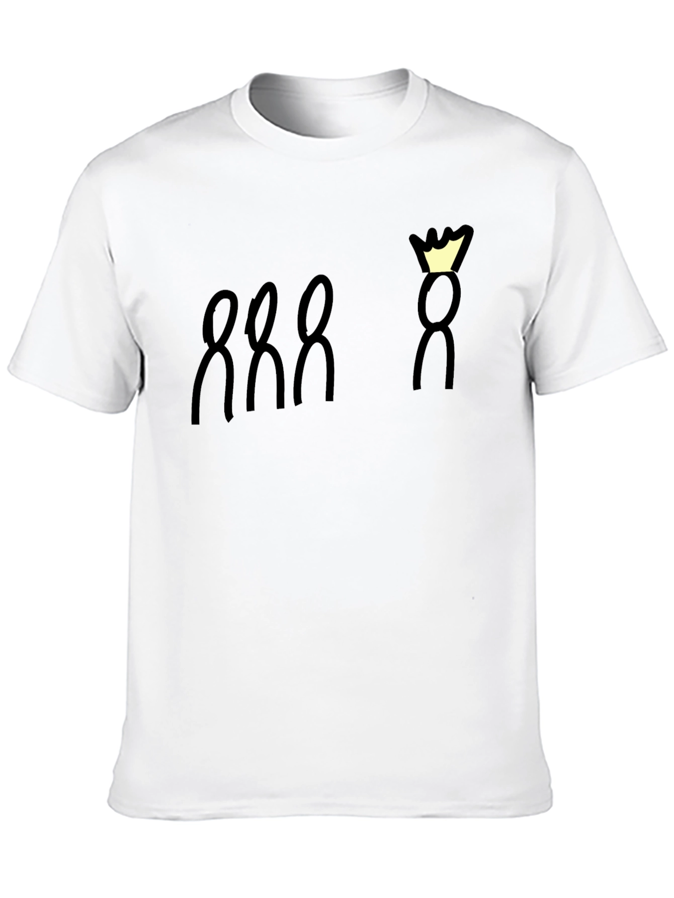 Black King and His Loyal Subjects Black Graphic Tee view 10