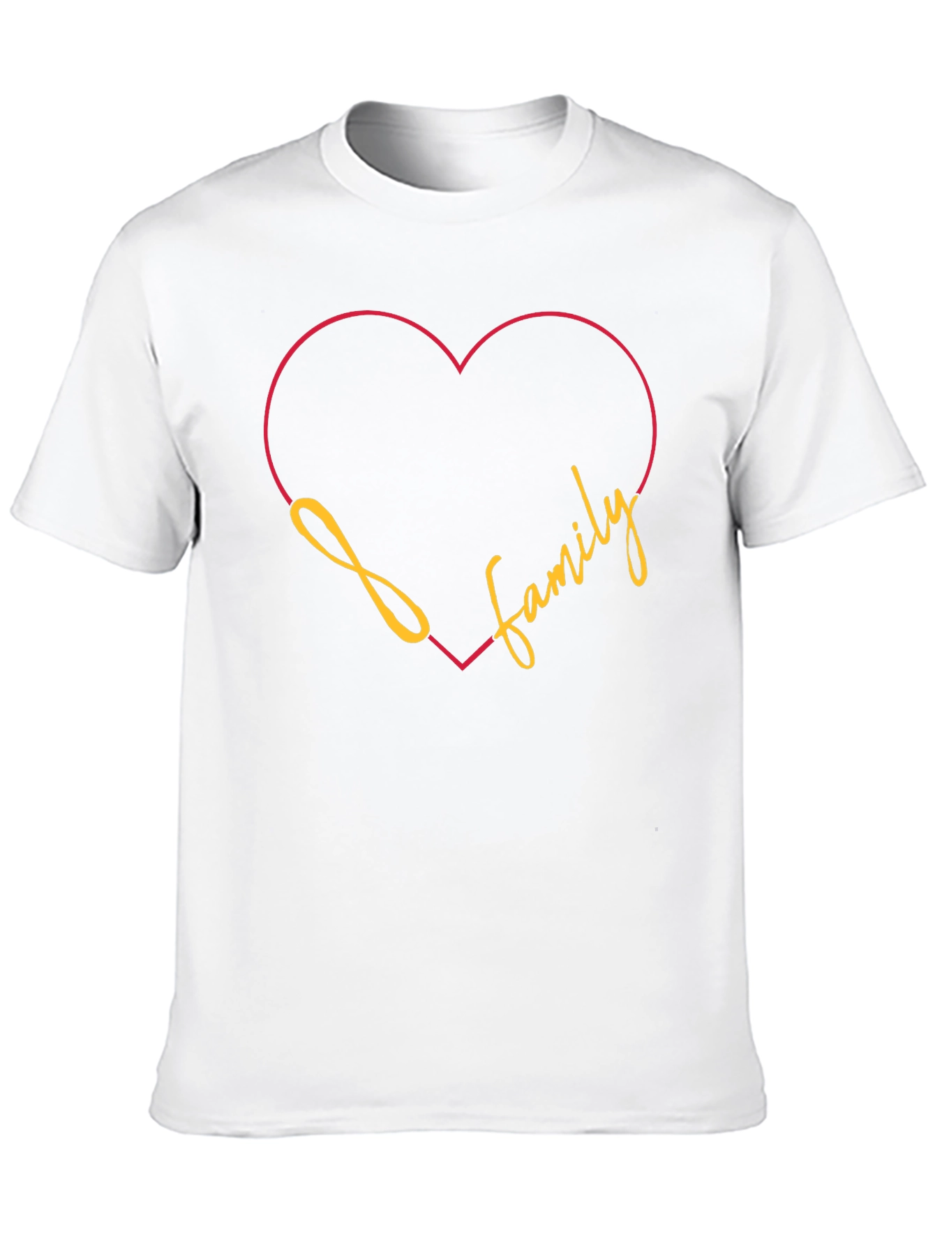 Black Family Heart T-Shirt: Love & Togetherness view 10