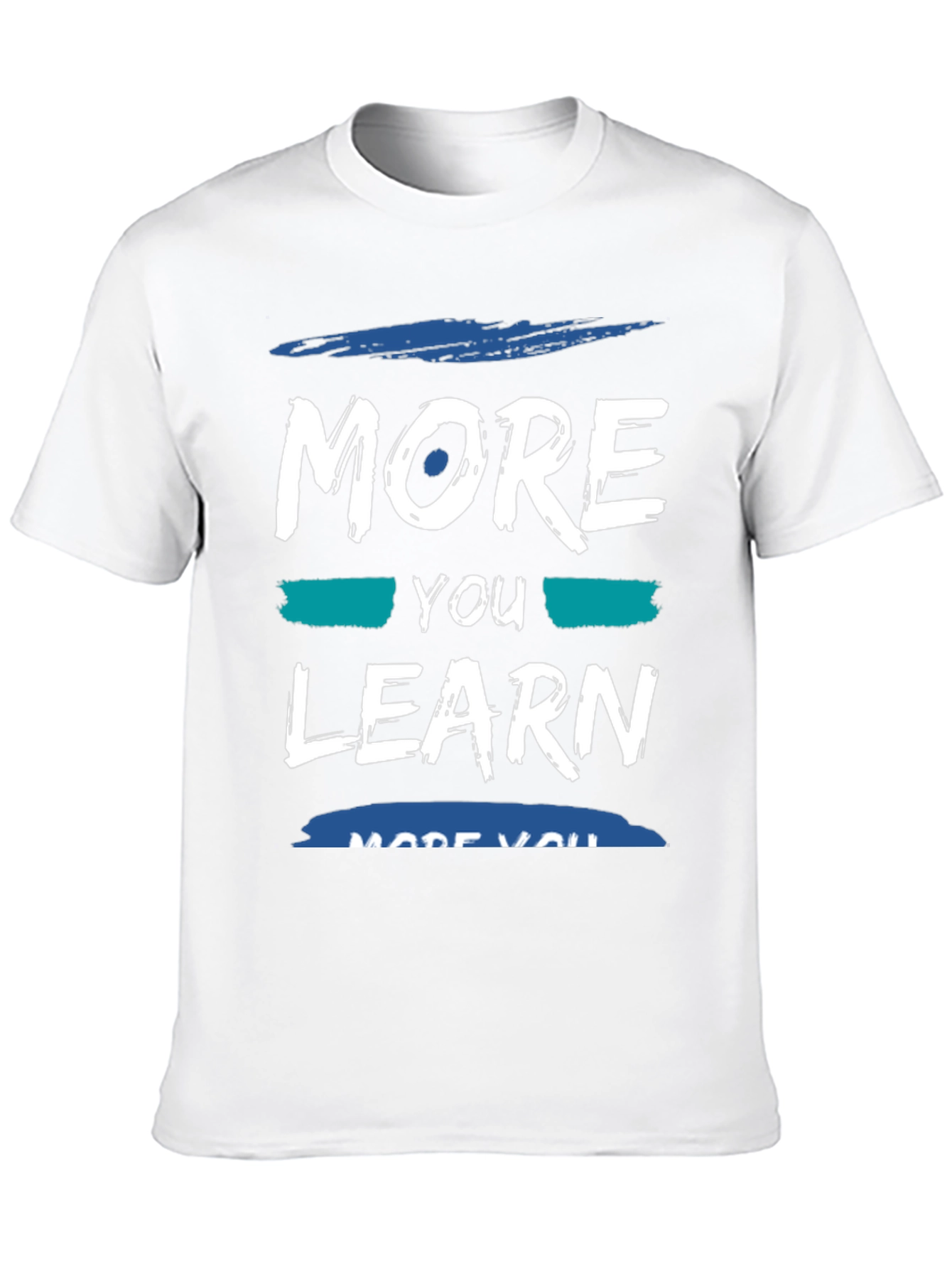 Black More You Learn T-Shirt - Soft Cotton Blend view 10