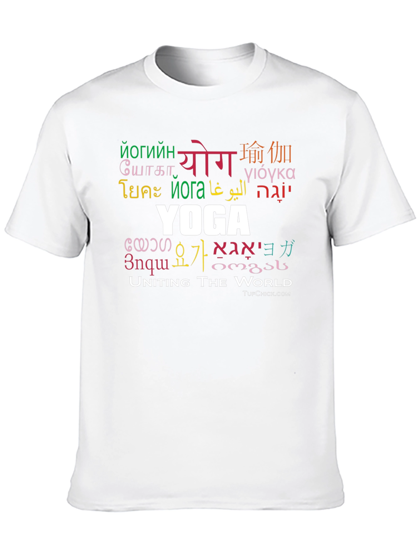 Yoga Uniting The World Black T-Shirt - 10