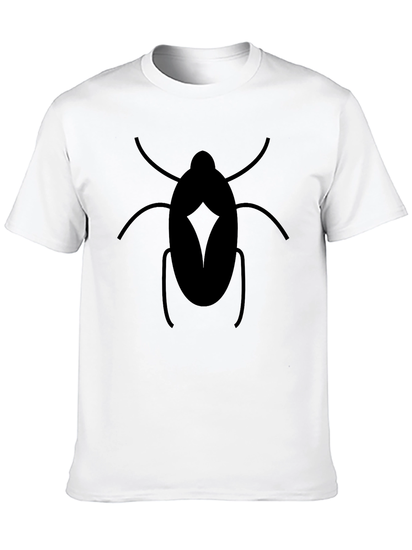 Black Cockroach Graphic Tee - Black Cotton T-Shirt view 10