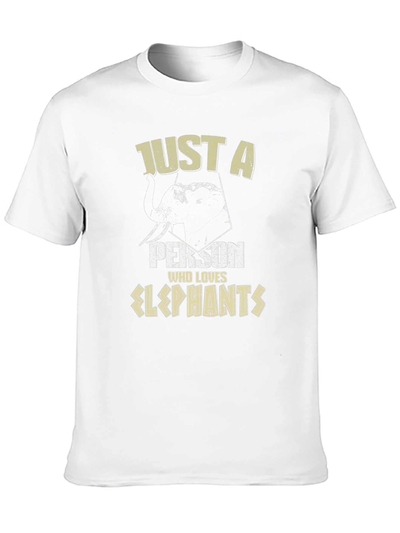 Black Elephant Lover T-Shirt - Soft Cotton Tee view 10