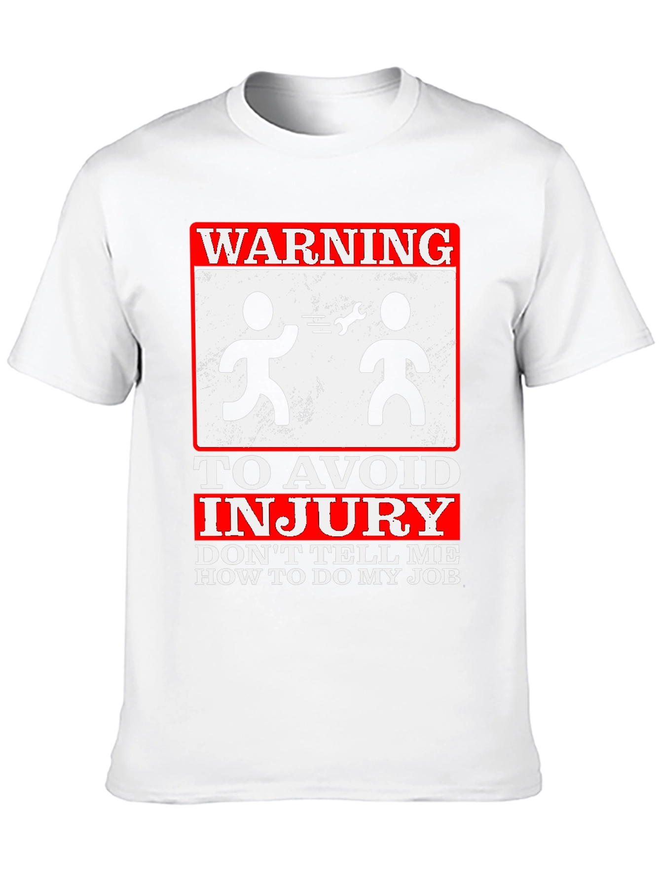 Black Warning Graphic Tee - Don't Tell Me How to Do My Job view 10