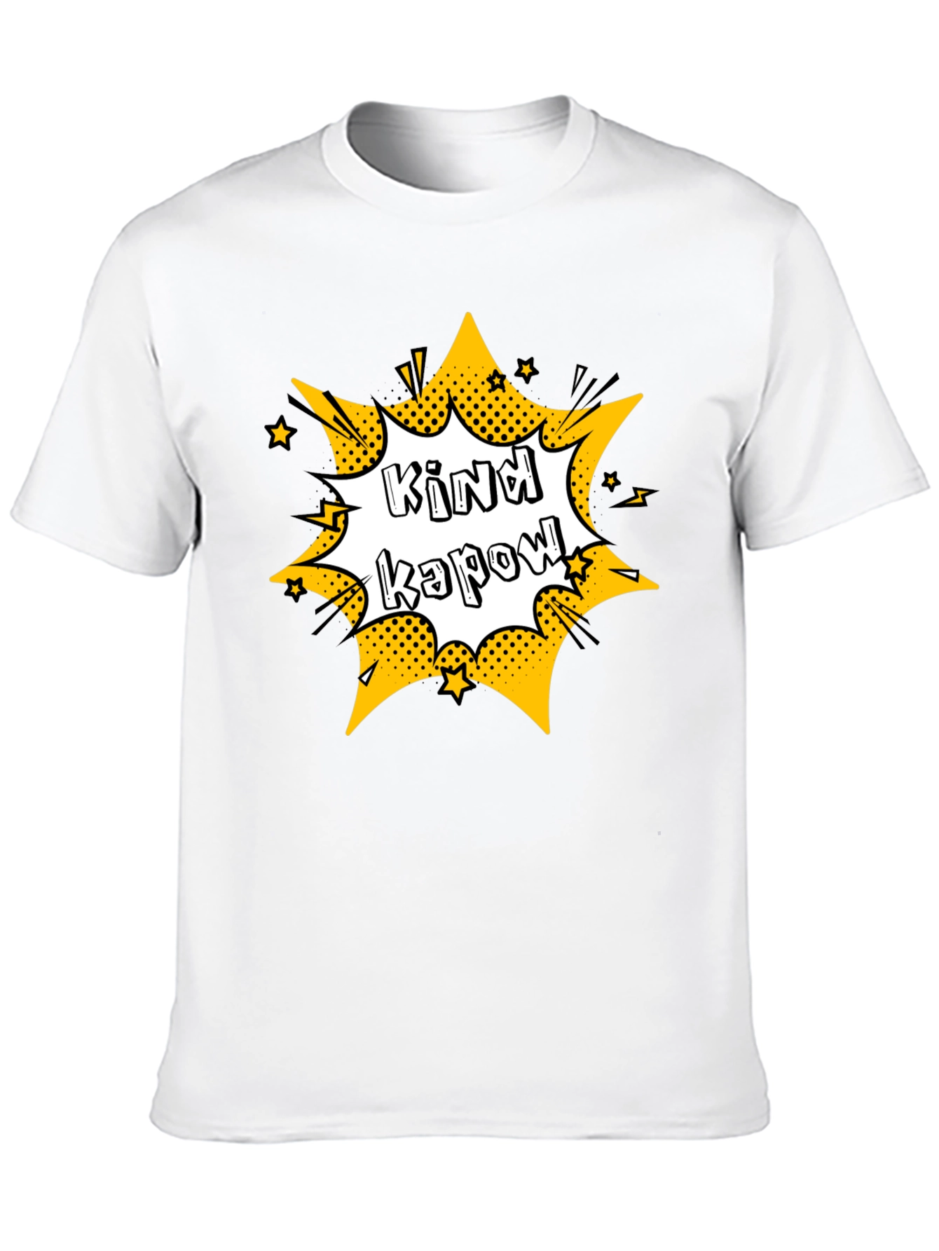 Black Kind Kapow Black Graphic Tee - Men's view 10