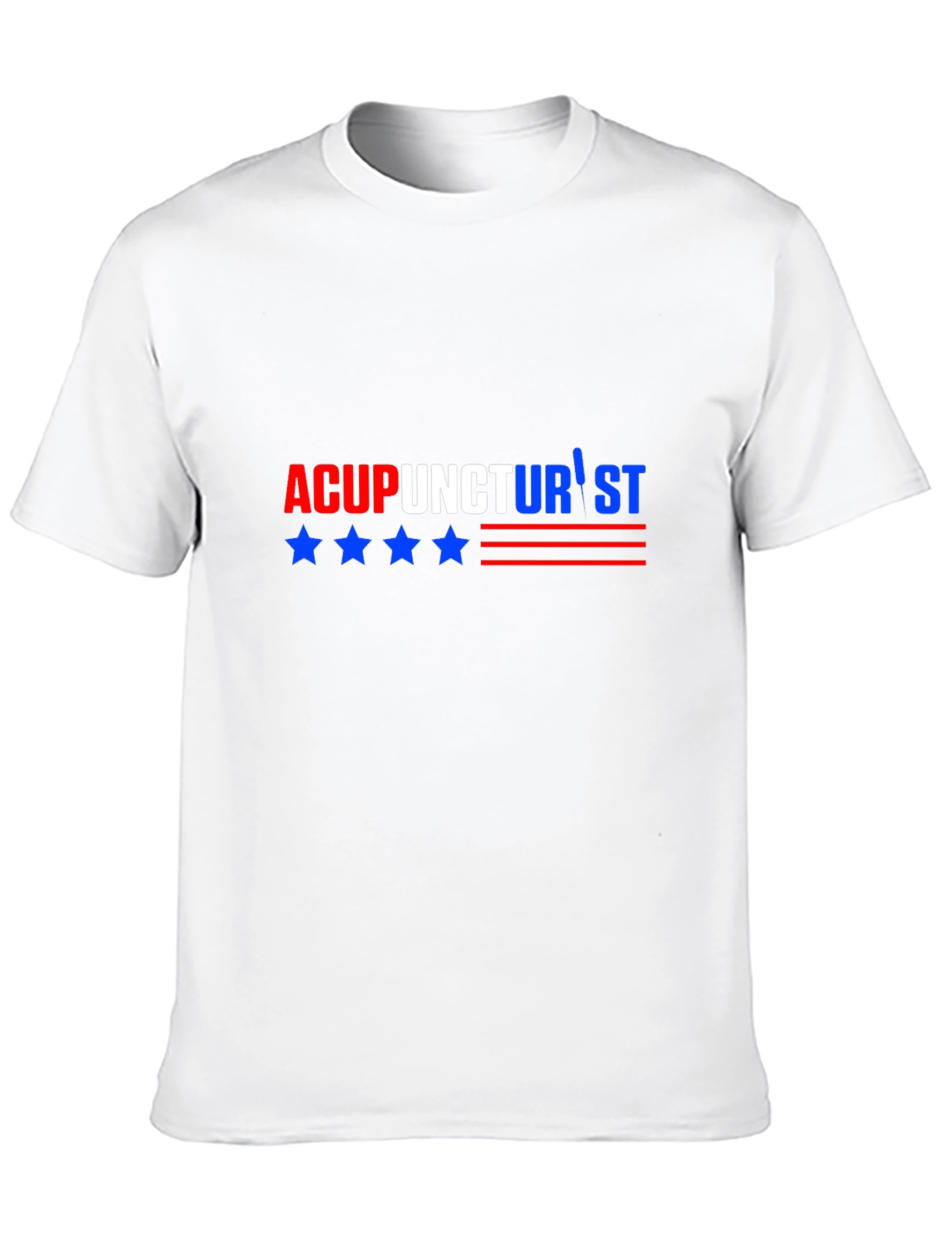 Acupuncturist Graphic T-Shirt - Patriotic Design - 10
