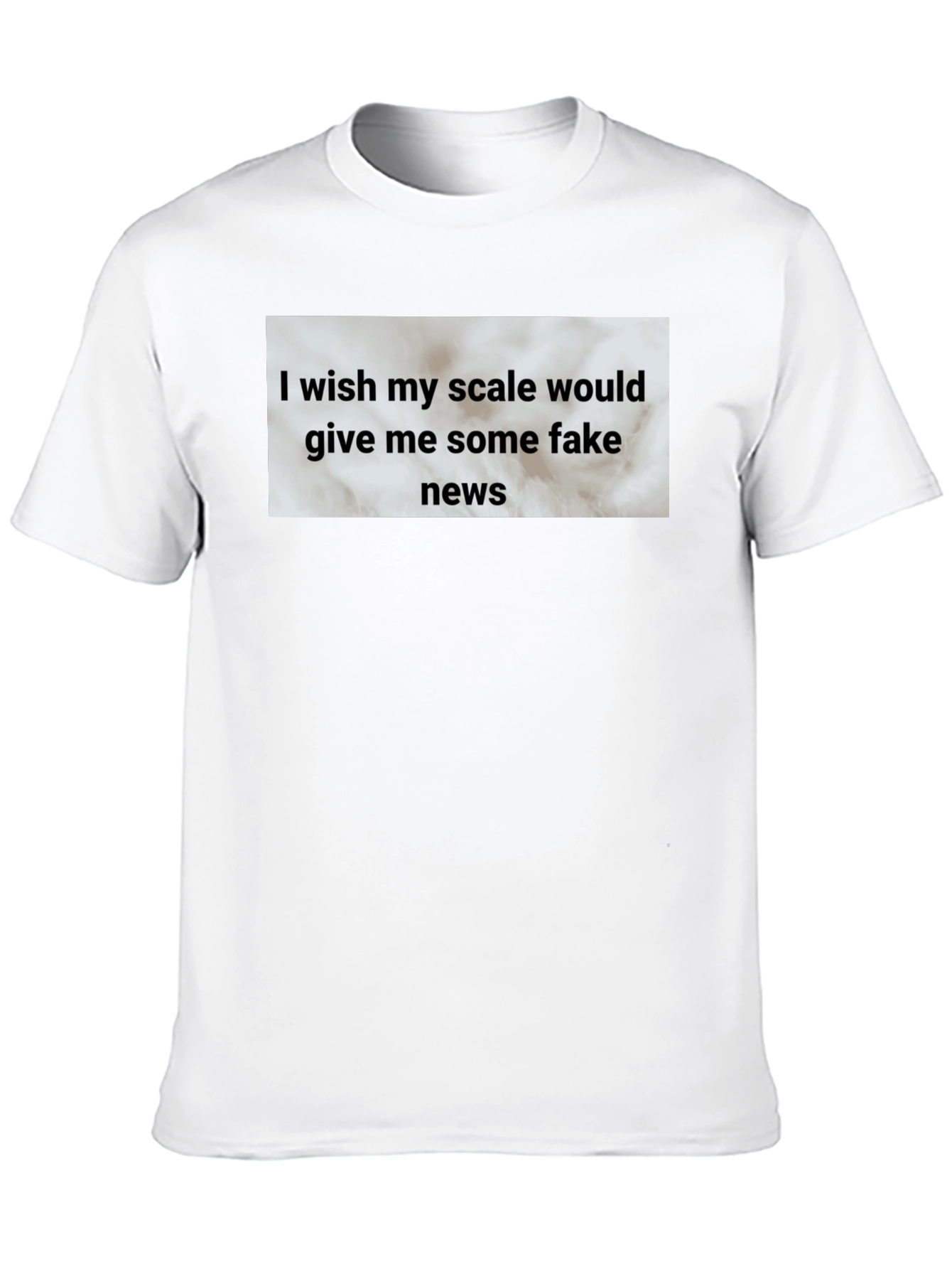 Black Funny Scale Fake News Graphic T-Shirt view 10