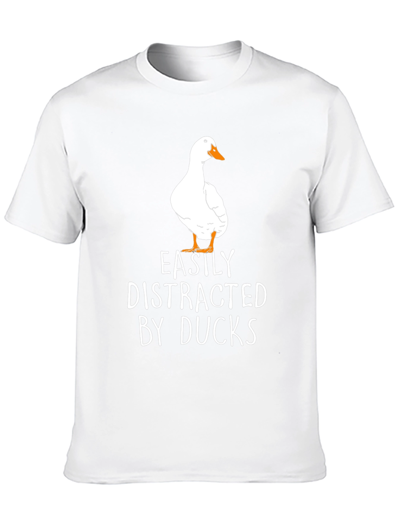 Black Easily Distracted By Ducks T-Shirt, Duck Lover Tee view 10