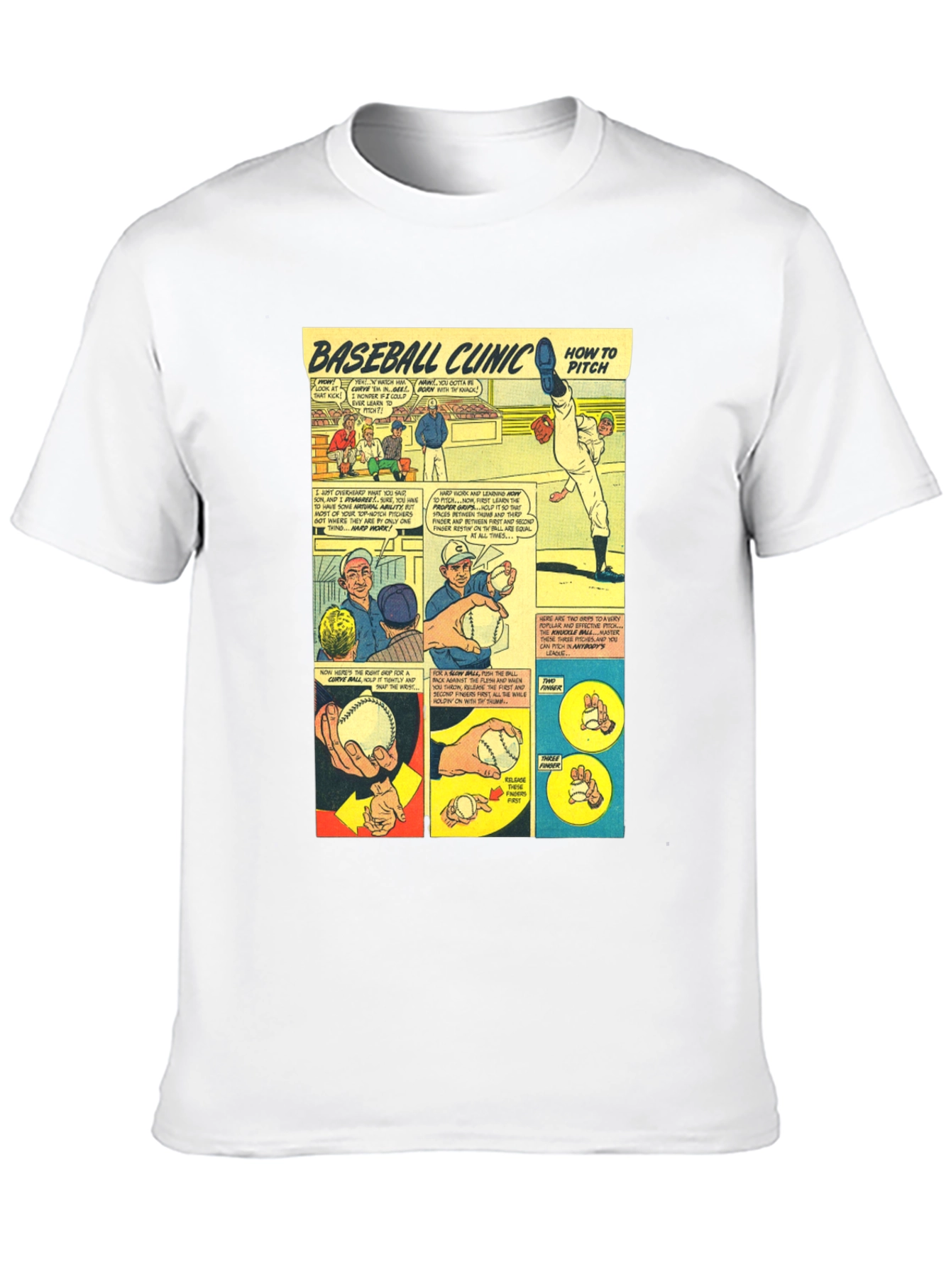 Black Baseball Clinic Black T-Shirt view 10