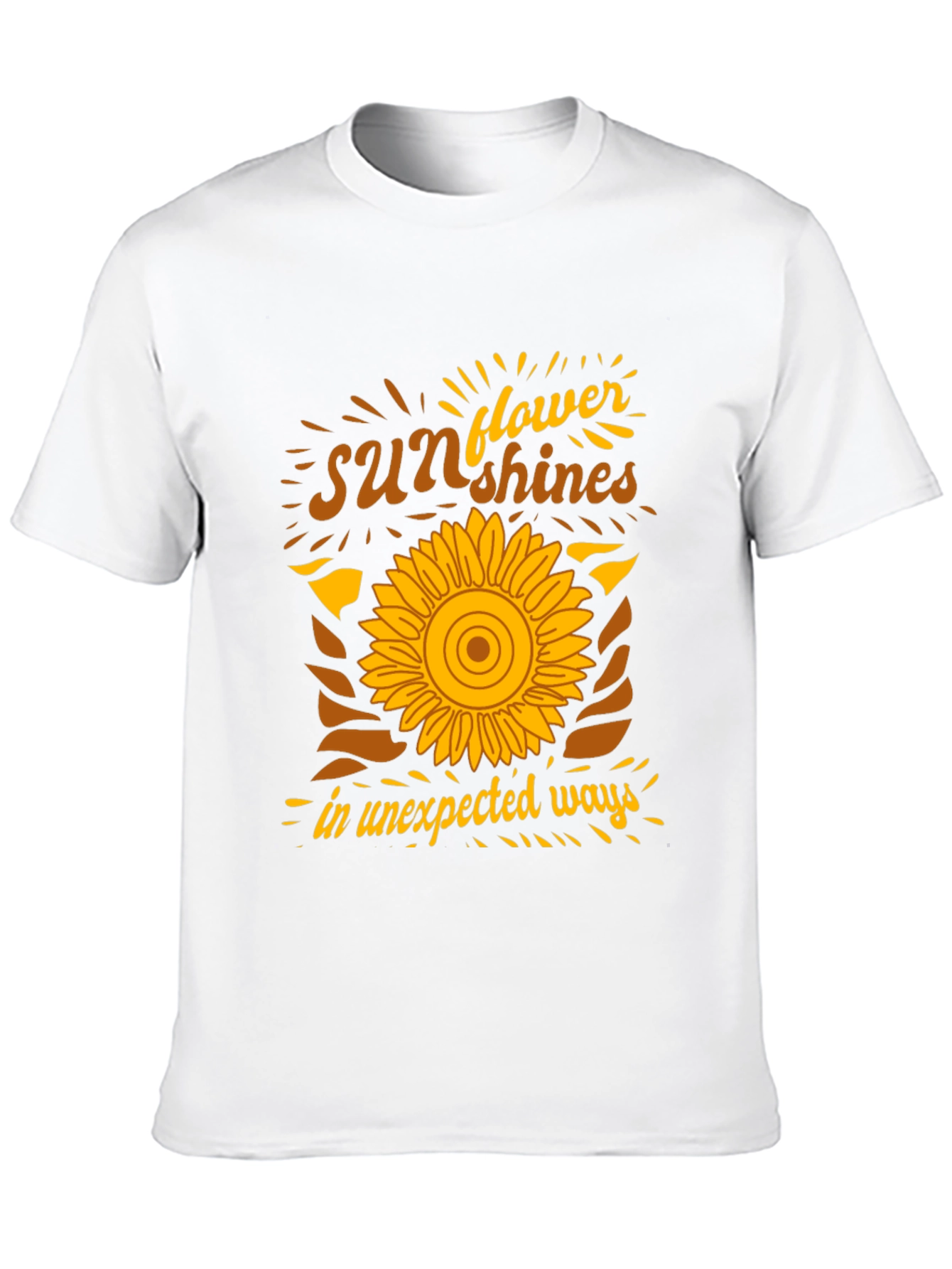 Black Sunflower Sunshines Graphic T-Shirt view 10