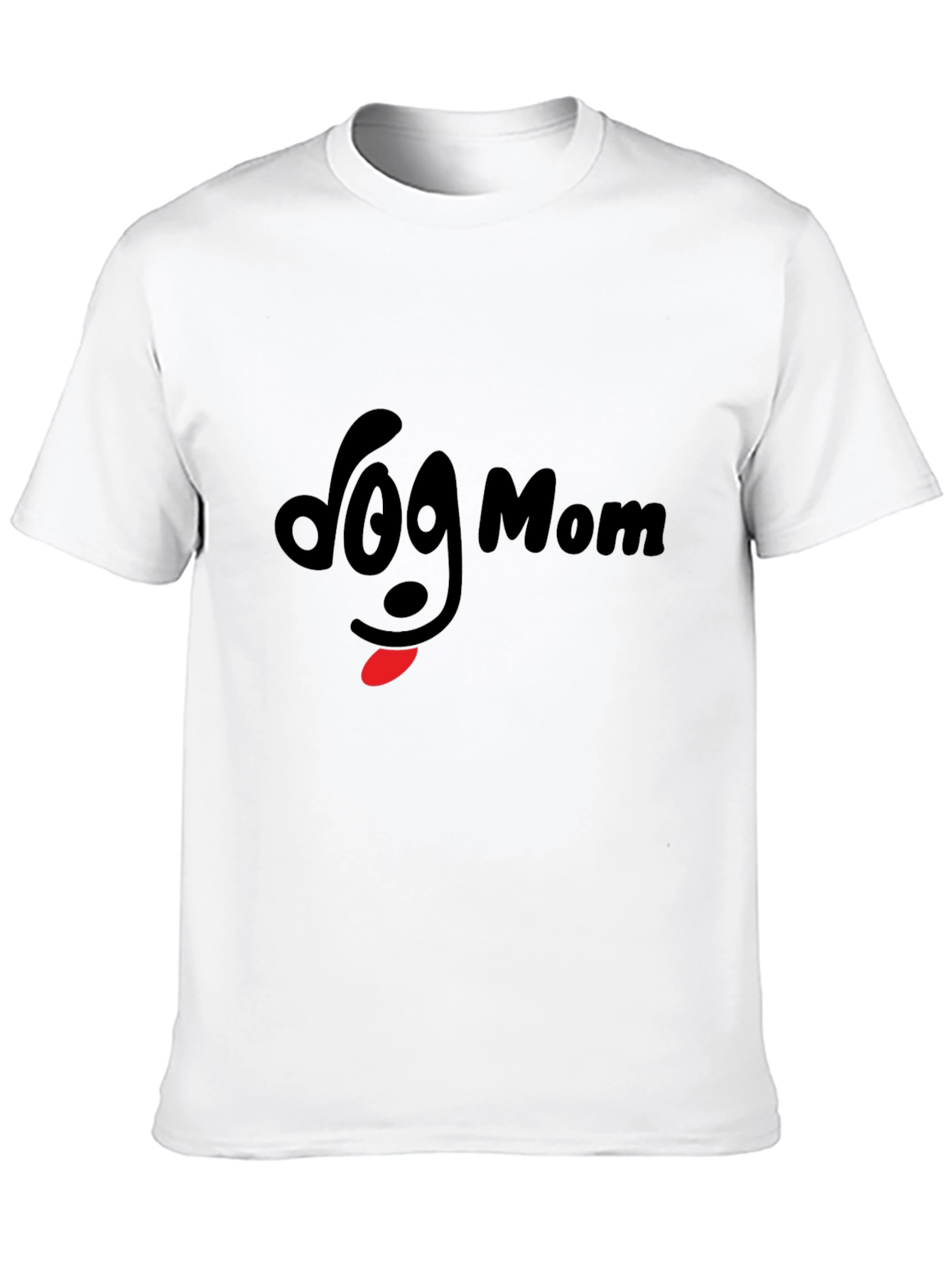 Black Dog Mom T-Shirt - Cute Graphic Tee view 10