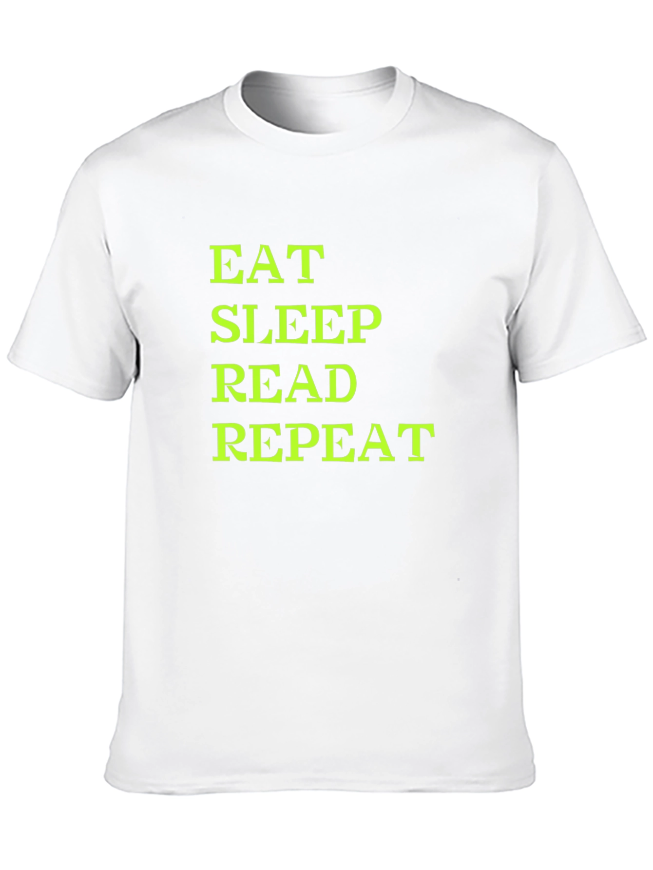 Black Eat Sleep Read Repeat T-Shirt - Black view 10