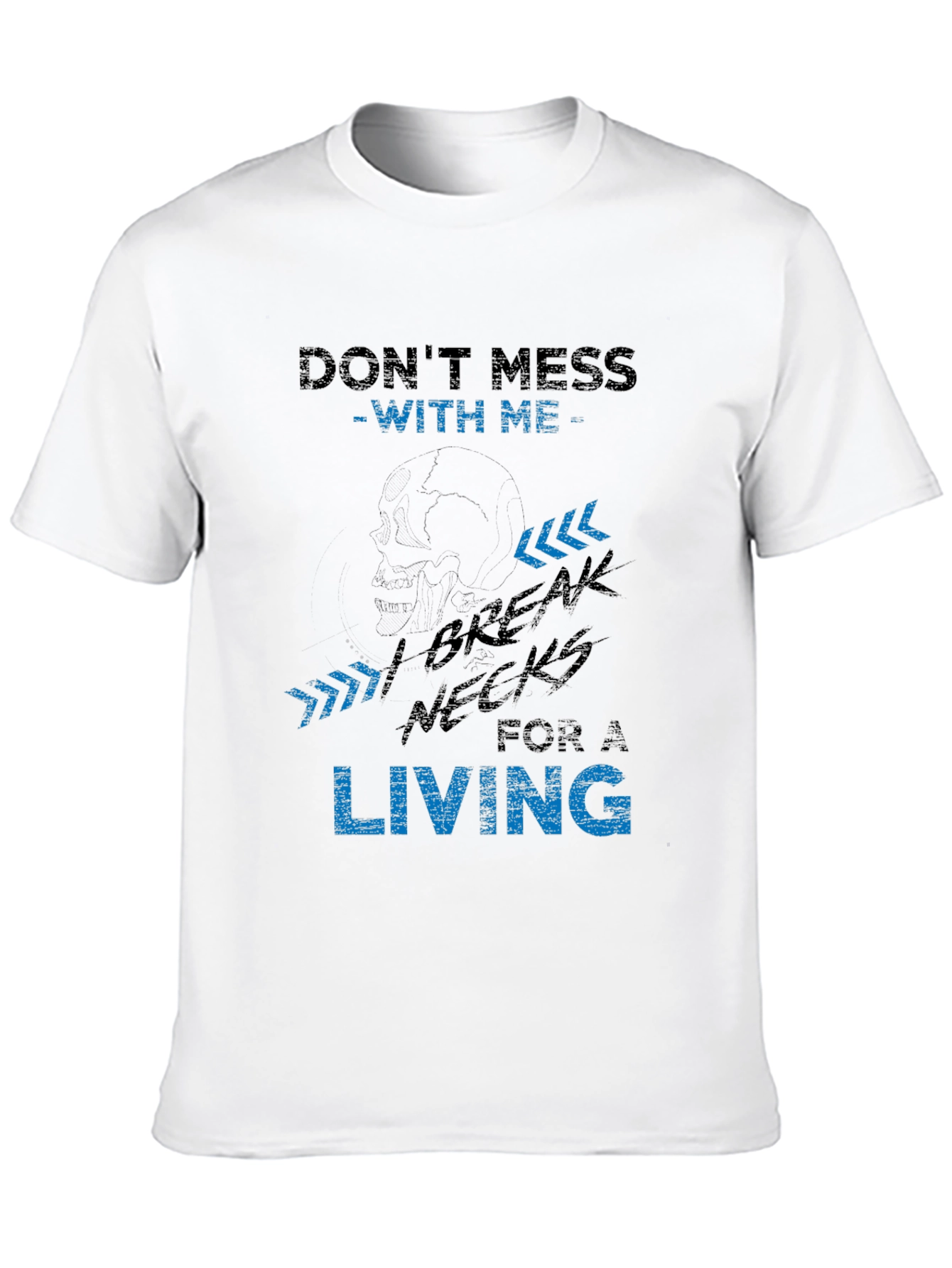 Black Don't Mess With Me Graphic Tee view 10