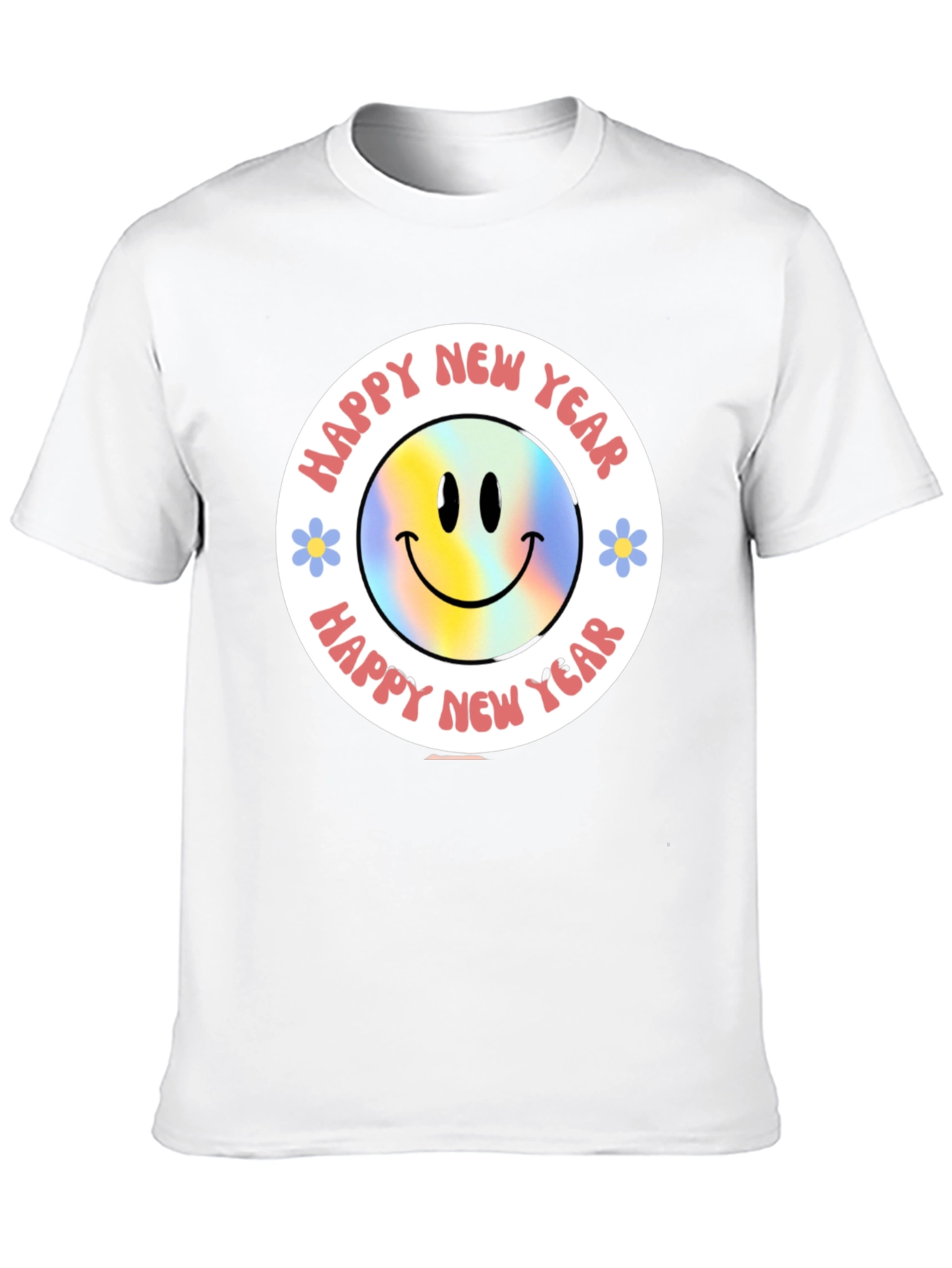 Black Happy New Year Graphic Tee view 10