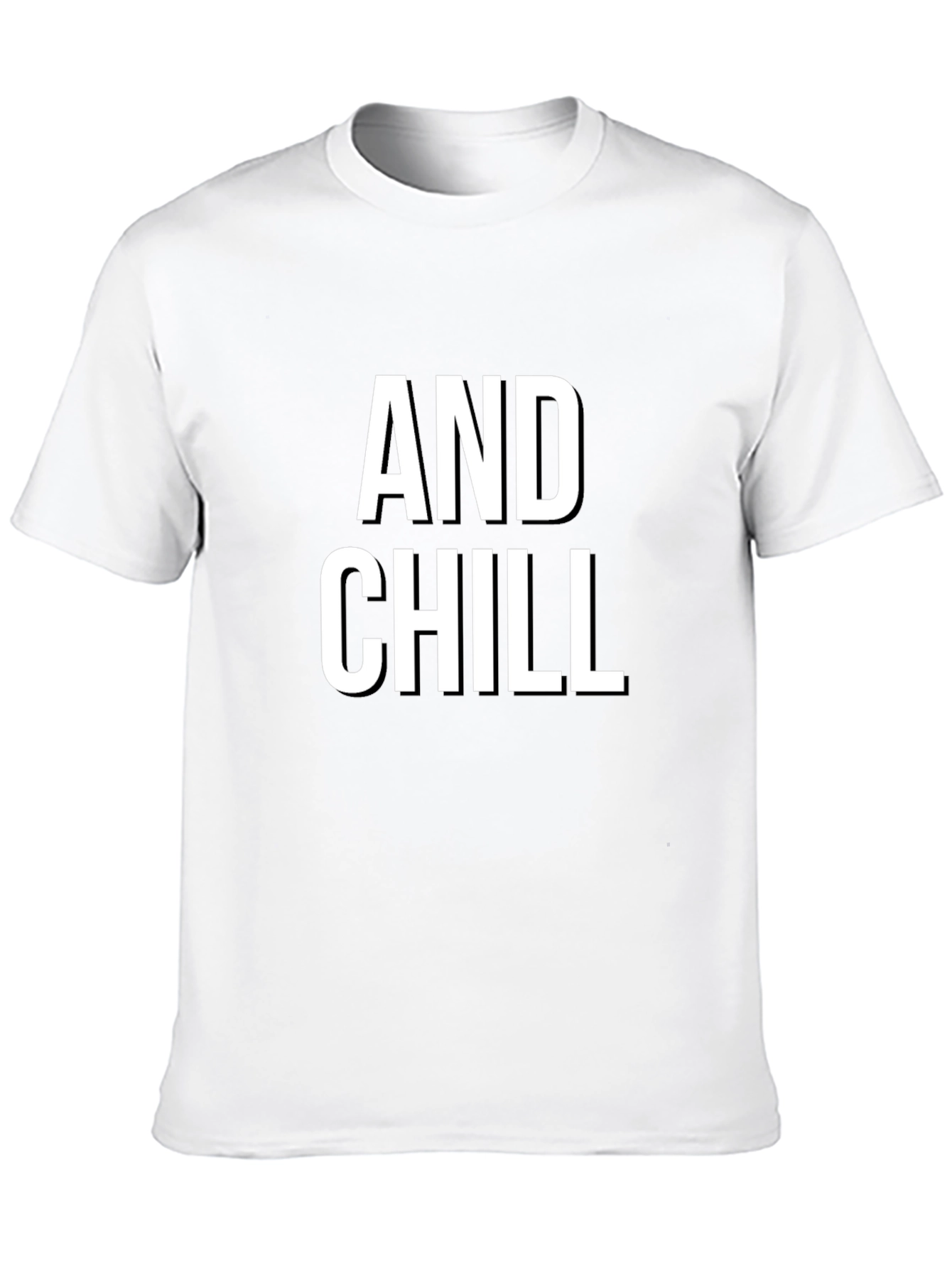 Black And Chill - Unisex Graphic Tee - Comfortable Fit view 10