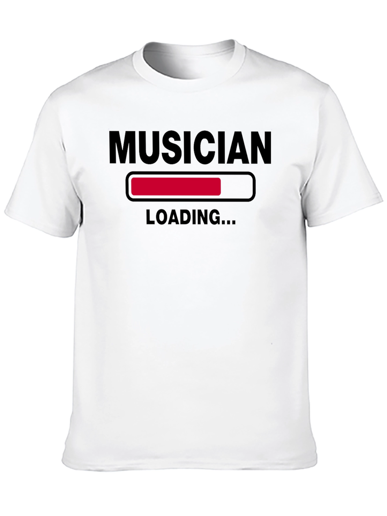 Black Musician Loading Funny Graphic T-Shirt view 10