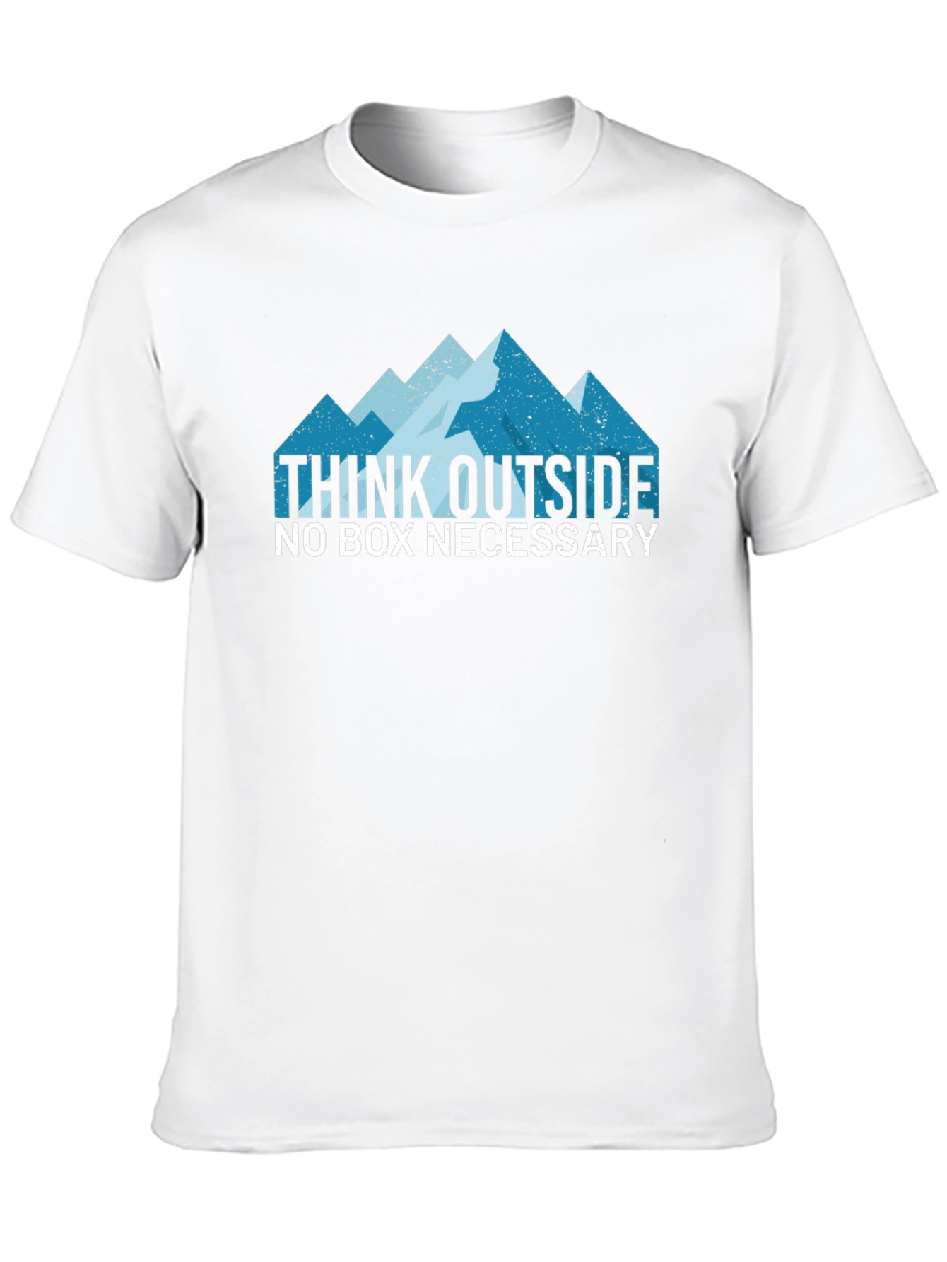 Black Think Outside the Box Graphic Tee view 10