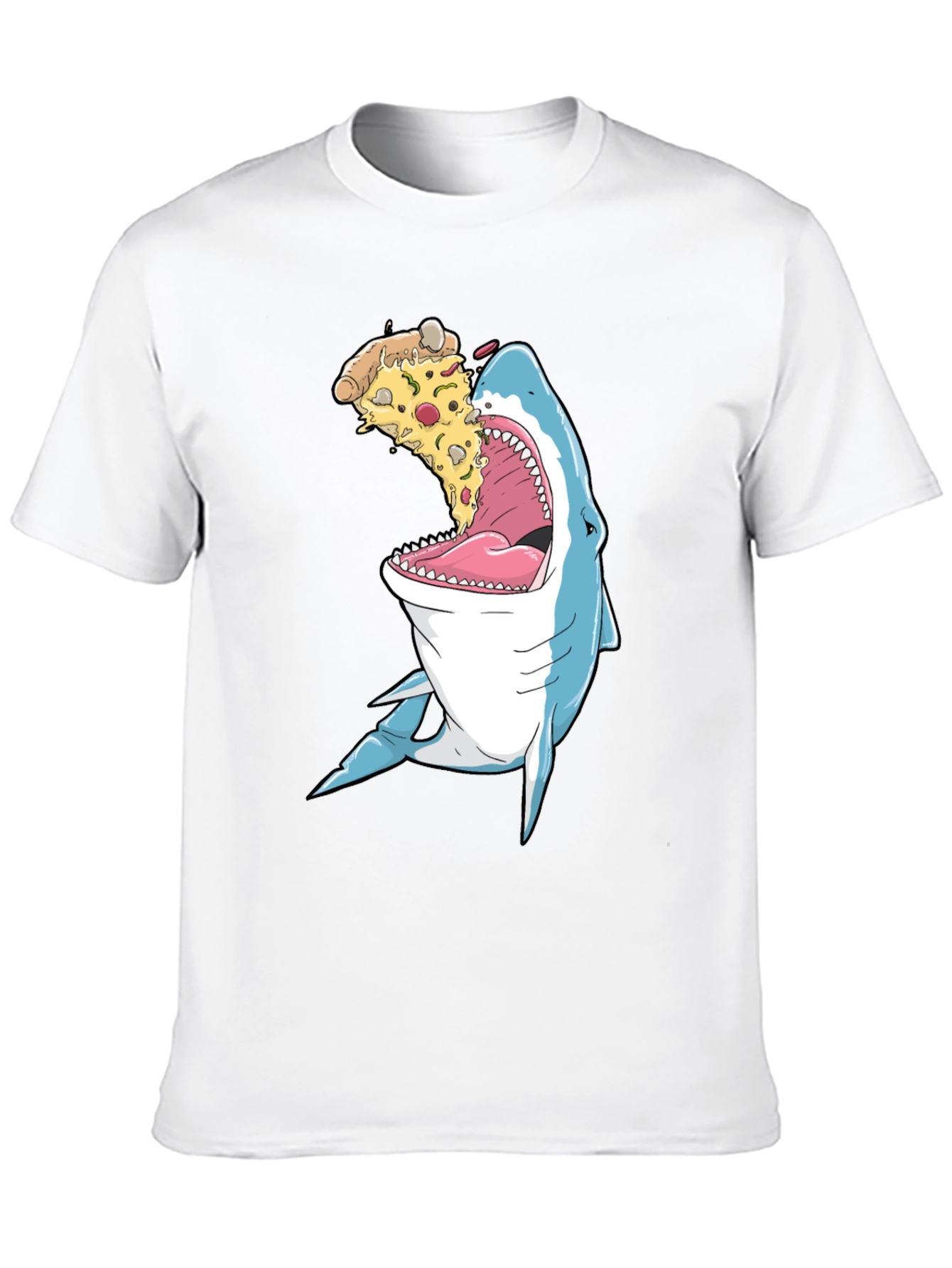 Black Shark Pizza T-Shirt view 10