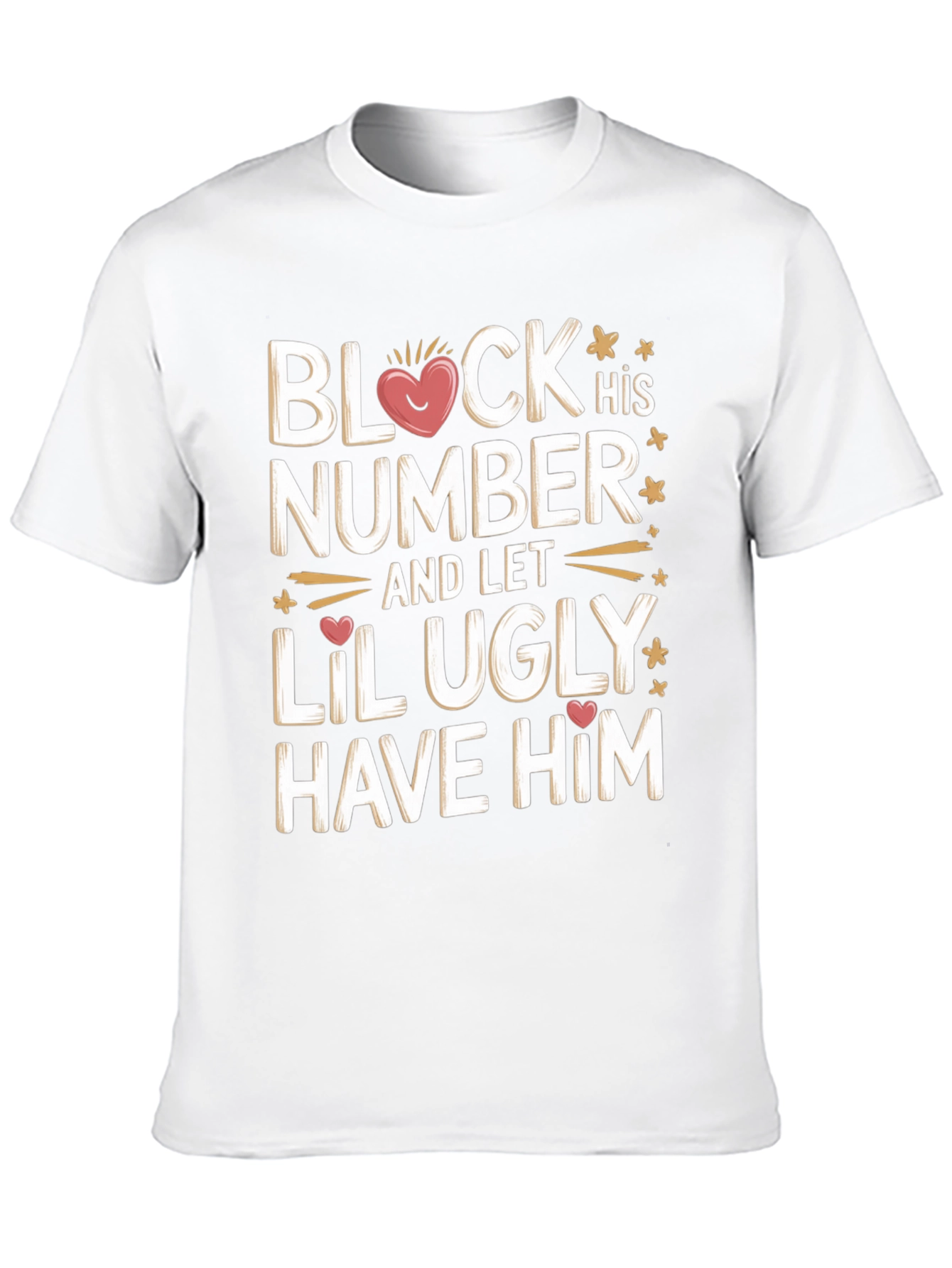Black Block His Number Funny T-Shirt view 10