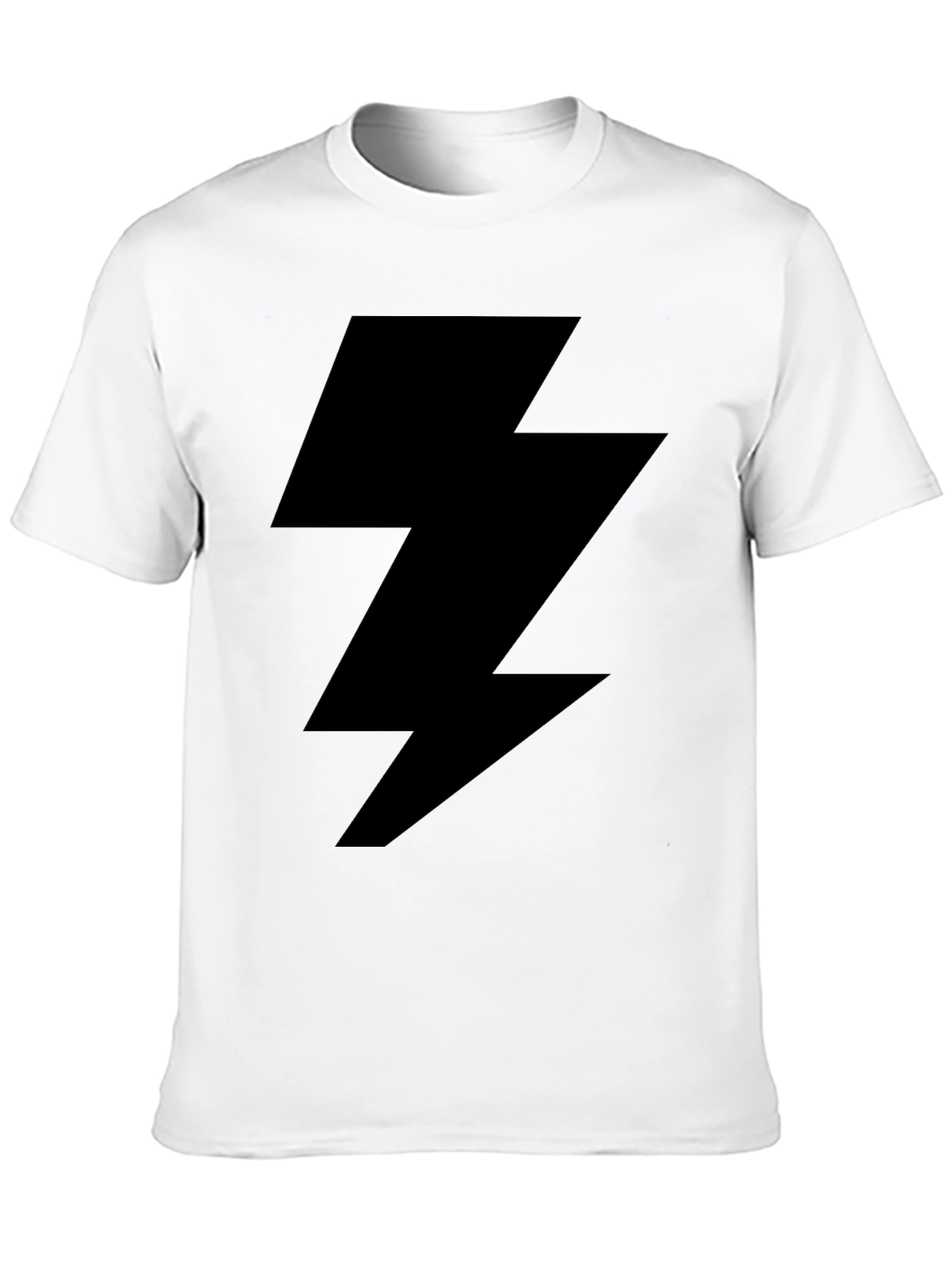 Black Black Lightning Bolt Graphic Tee - Men's view 10