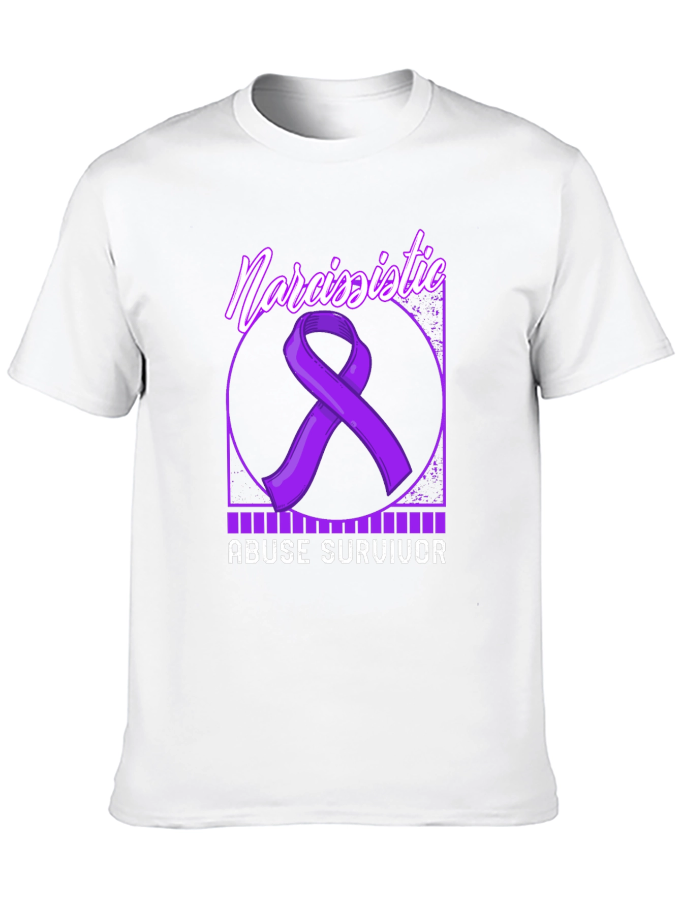 Black Narcissistic Abuse Survivor Awareness T-Shirt view 10