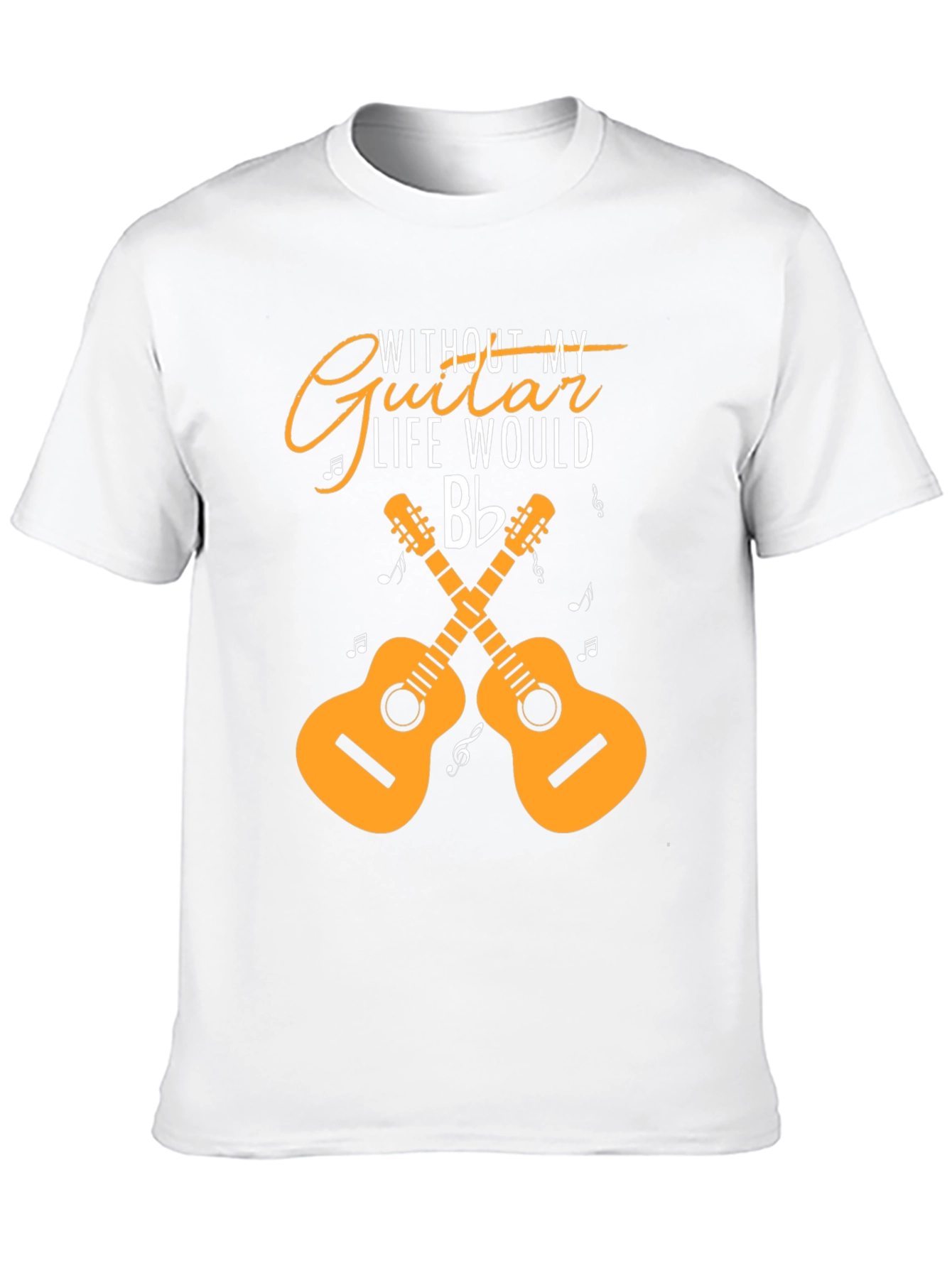 Black Guitar Life T-Shirt: Music Lover Tee view 10