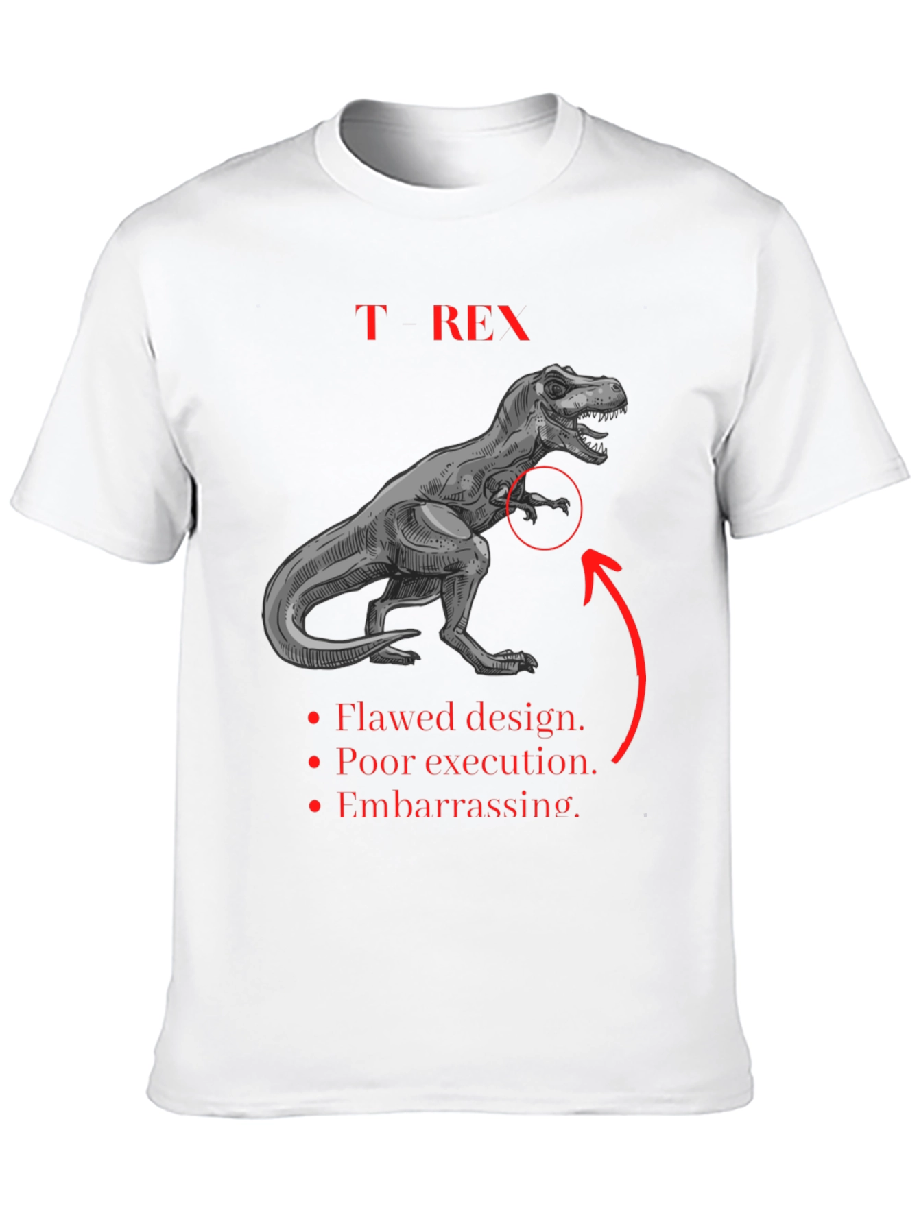 Black T-Rex Graphic Tee: Funny Dinosaur Shirt view 10
