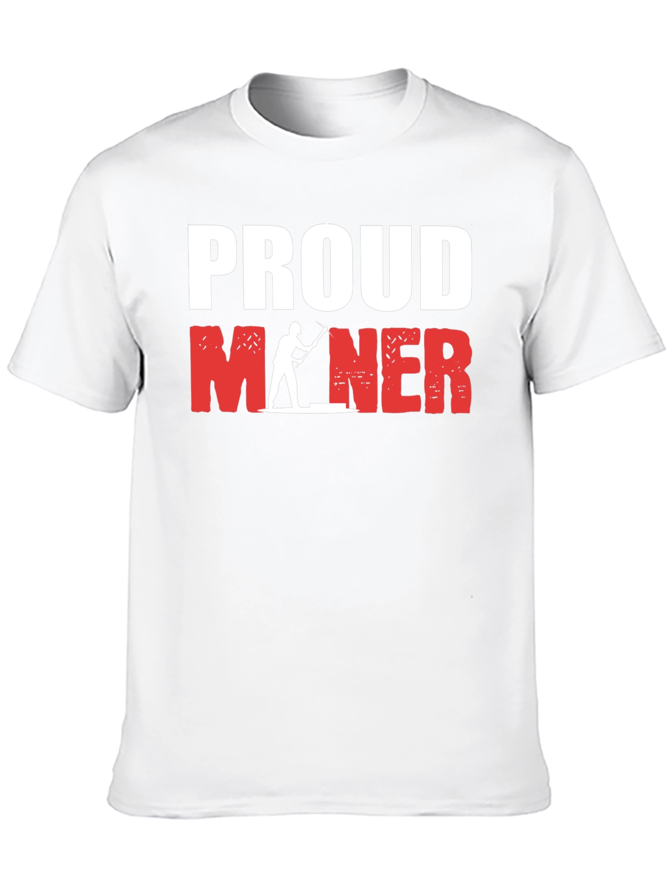 Black Proud Miner Graphic T-Shirt - Black view 10