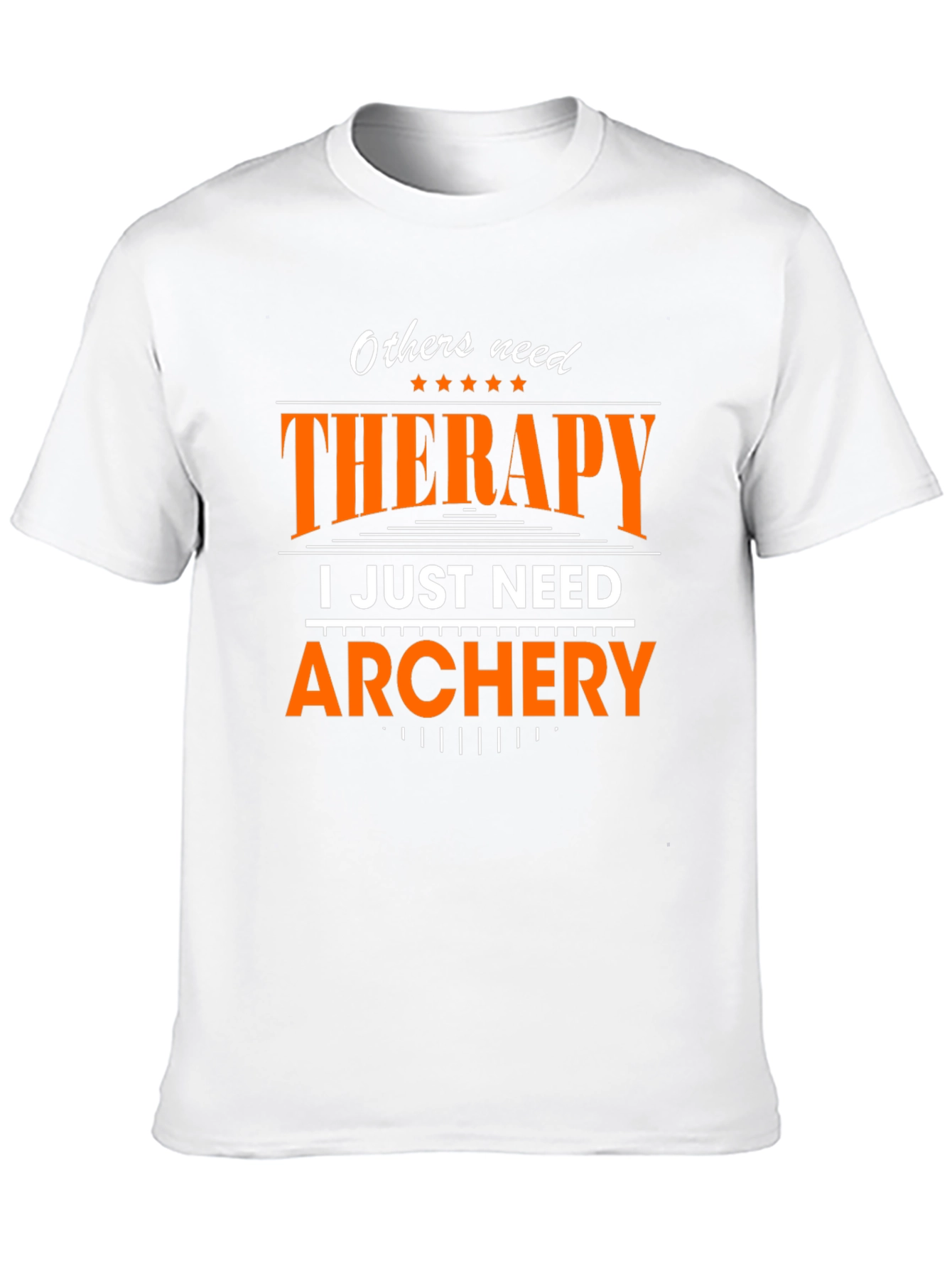 Black Archery Therapy T-Shirt - Hobby & Sport view 10
