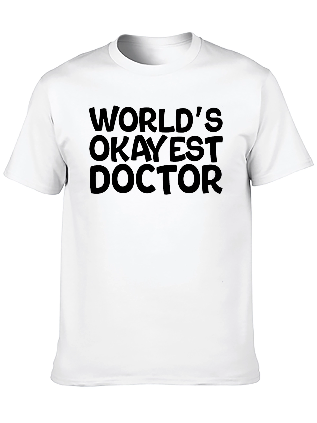 Black World's Okayest Doctor Graphic Tee view 10