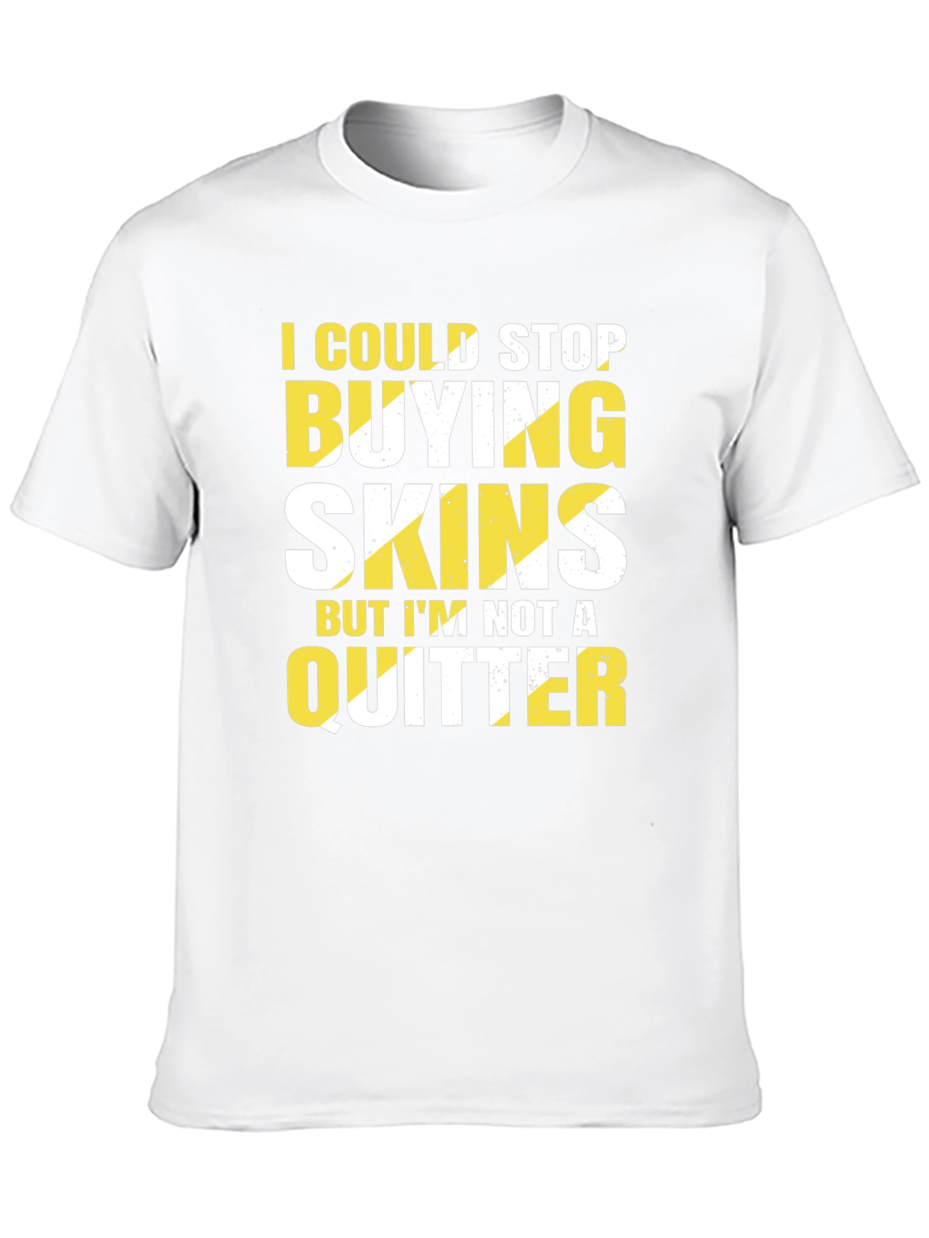 Black Funny Gamer T-Shirt - I Could Stop Buying Skins view 10