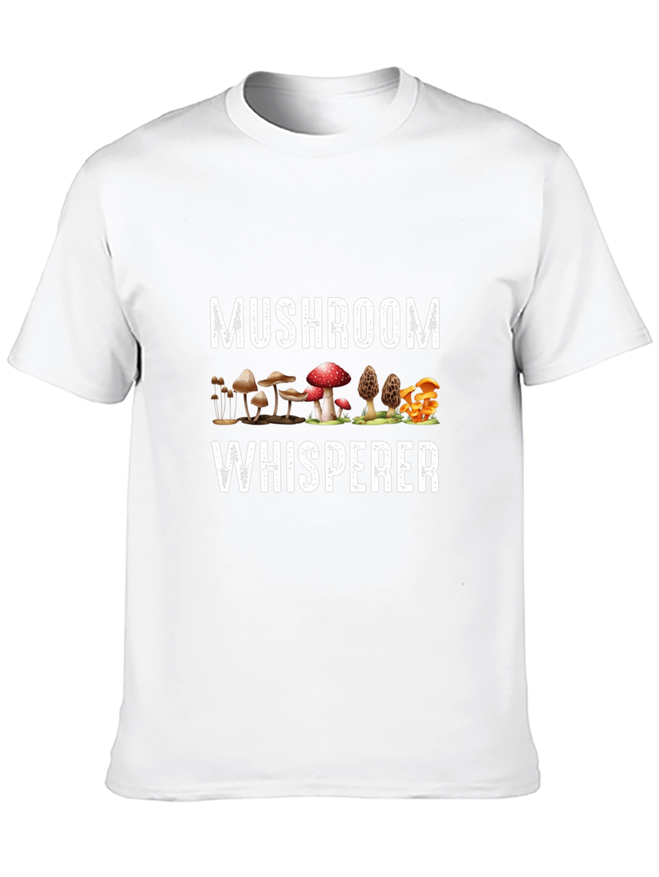 Black Mushroom Whisperer Graphic T-Shirt view 10