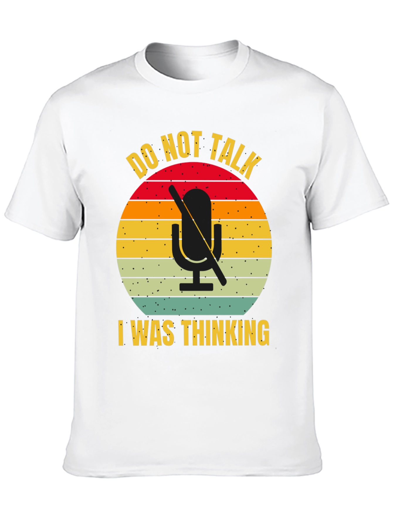 Black Do Not Talk I Was Thinking T-Shirt view 10